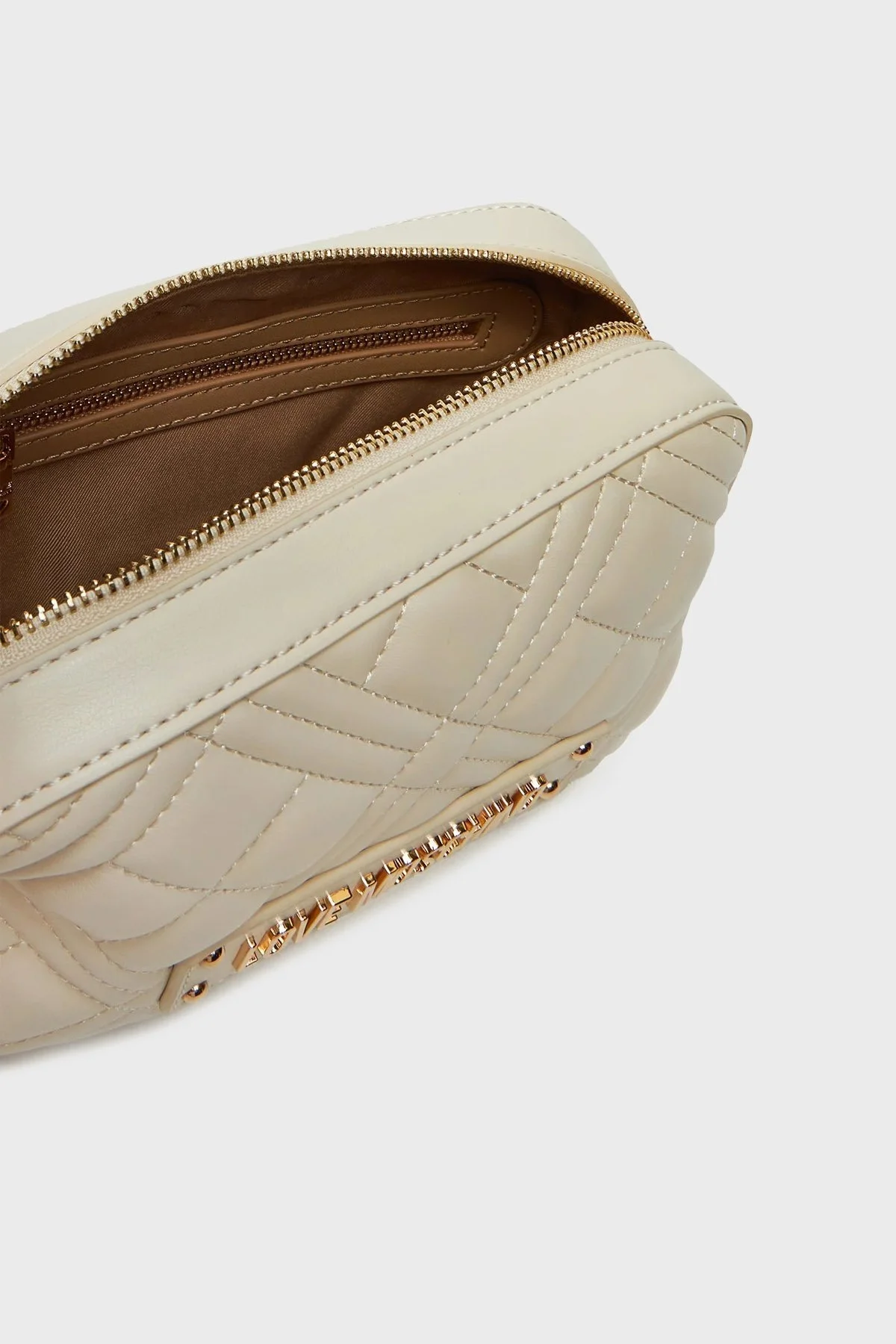 Love Moschino Kapitoneli Ayarlanabilir Askılı Bayan Çanta JC4150PP1MLA0110 KREM - 4