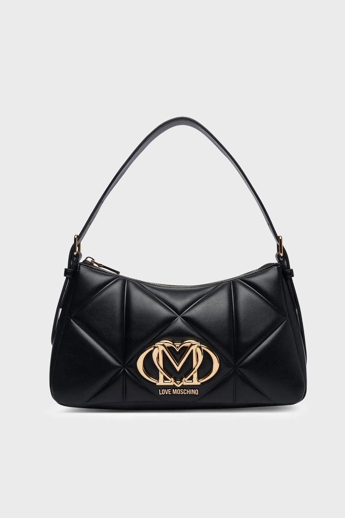 Love Moschino Kapitoneli Ayarlanabilir Askılı Kadın Çanta JC4032PP1PLC0000 Siyah - 1