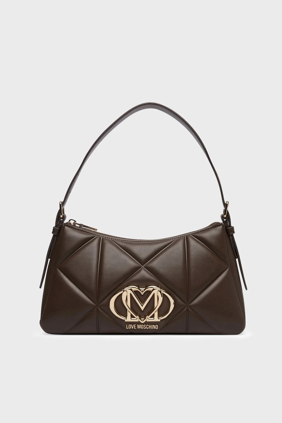 Love Moschino Kapitoneli Ayarlanabilir Askılı Kadın Çanta JC4032PP1PLC0300 Kahve - 1