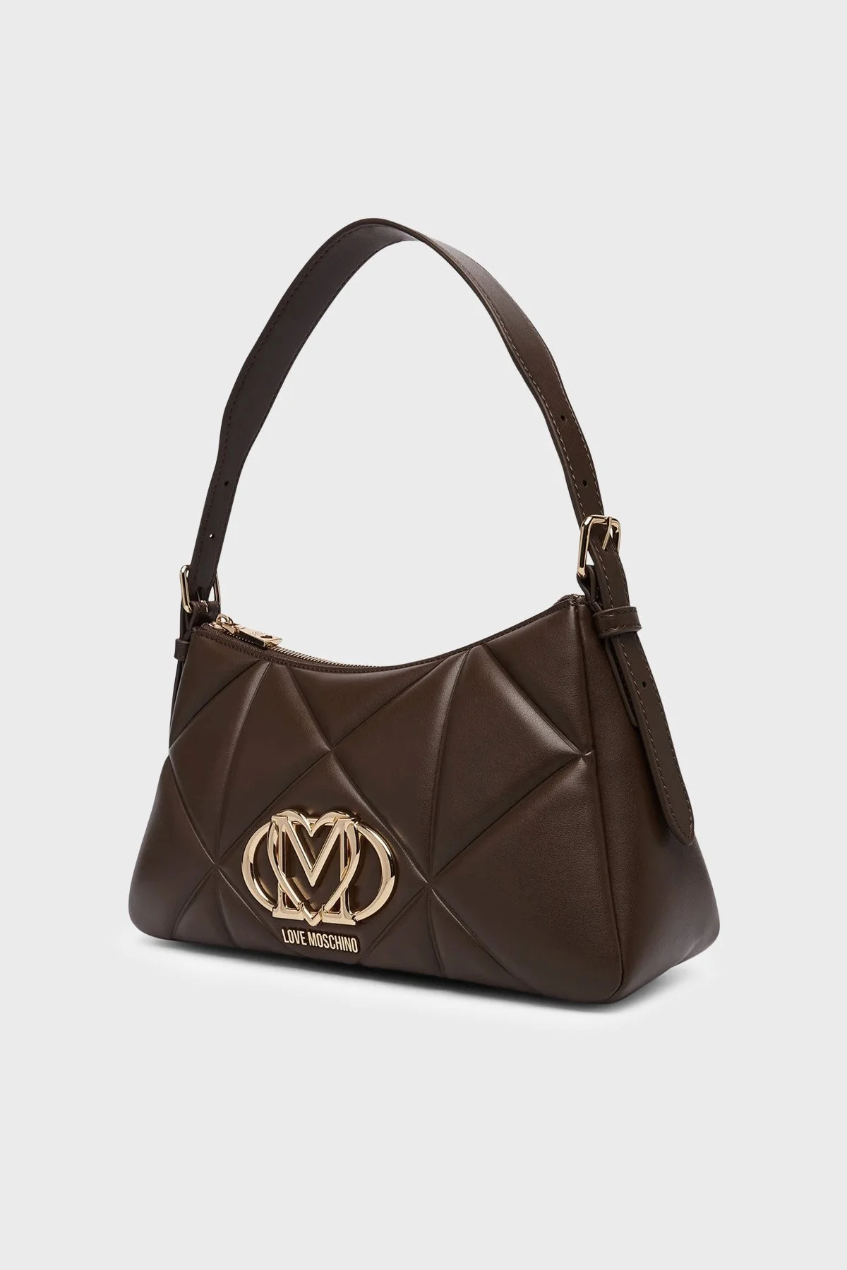 Love Moschino Kapitoneli Ayarlanabilir Askılı Kadın Çanta JC4032PP1PLC0300 Kahve - 4