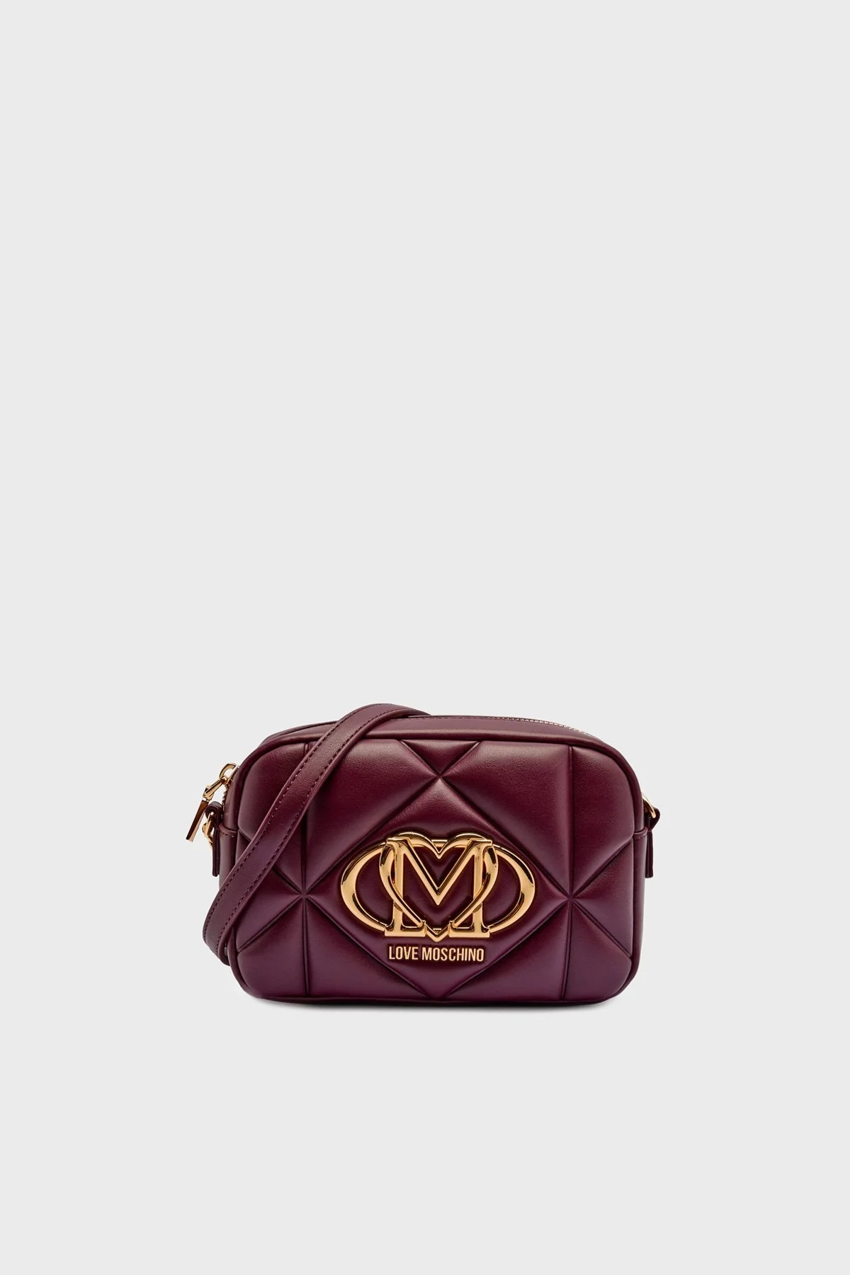 Love Moschino Kapitoneli Ayarlanabilir Zincir Askılı Bayan Çanta JC4038PP1NLC0552 MOR - 1