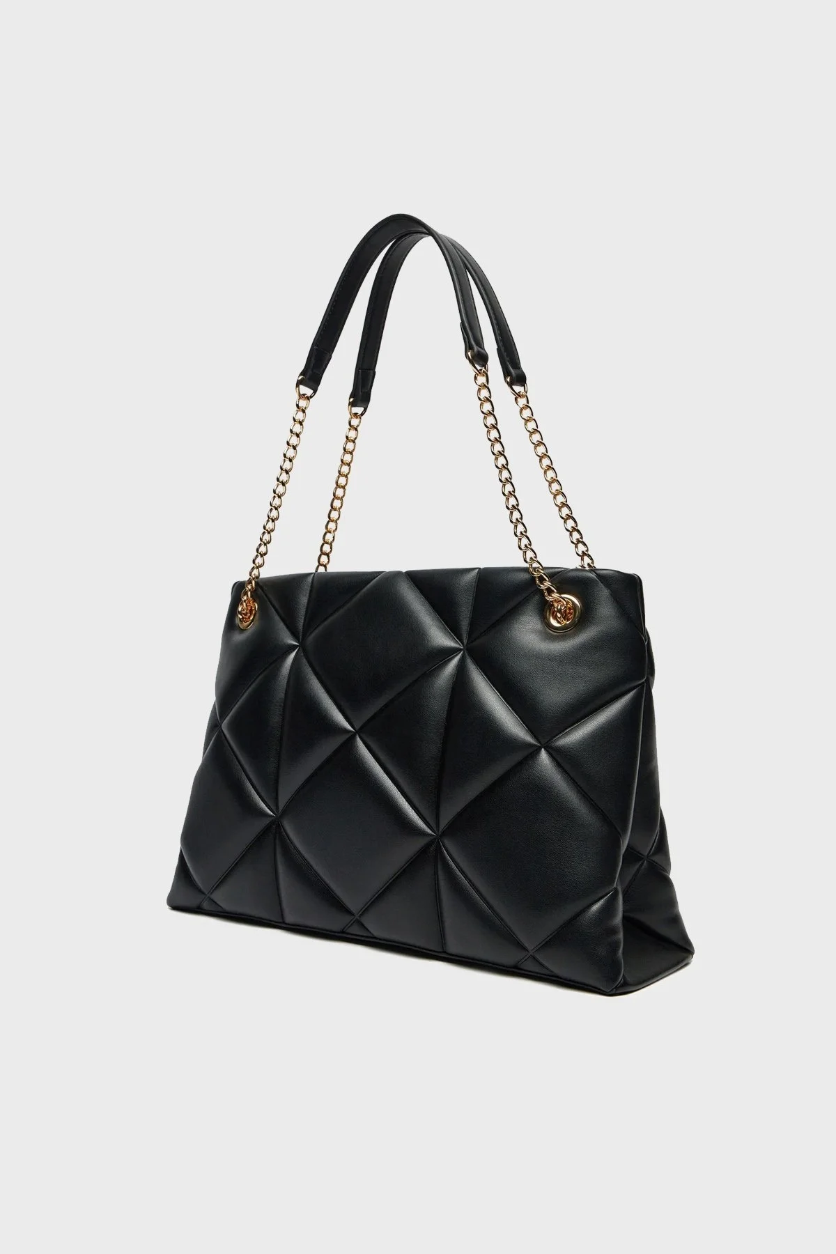 Love Moschino Kapitoneli Ayarlanabilir Zincir Askılı Bayan Çanta JC4040PP1MLC0000 SİYAH - 2