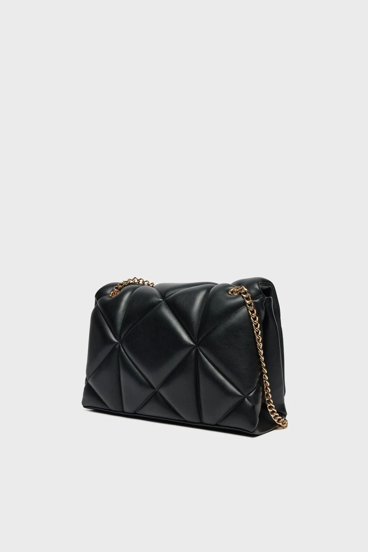 Love Moschino Kapitoneli Ayarlanabilir Zincir Askılı Bayan Çanta JC4041PP1MLC0000 SİYAH - 2