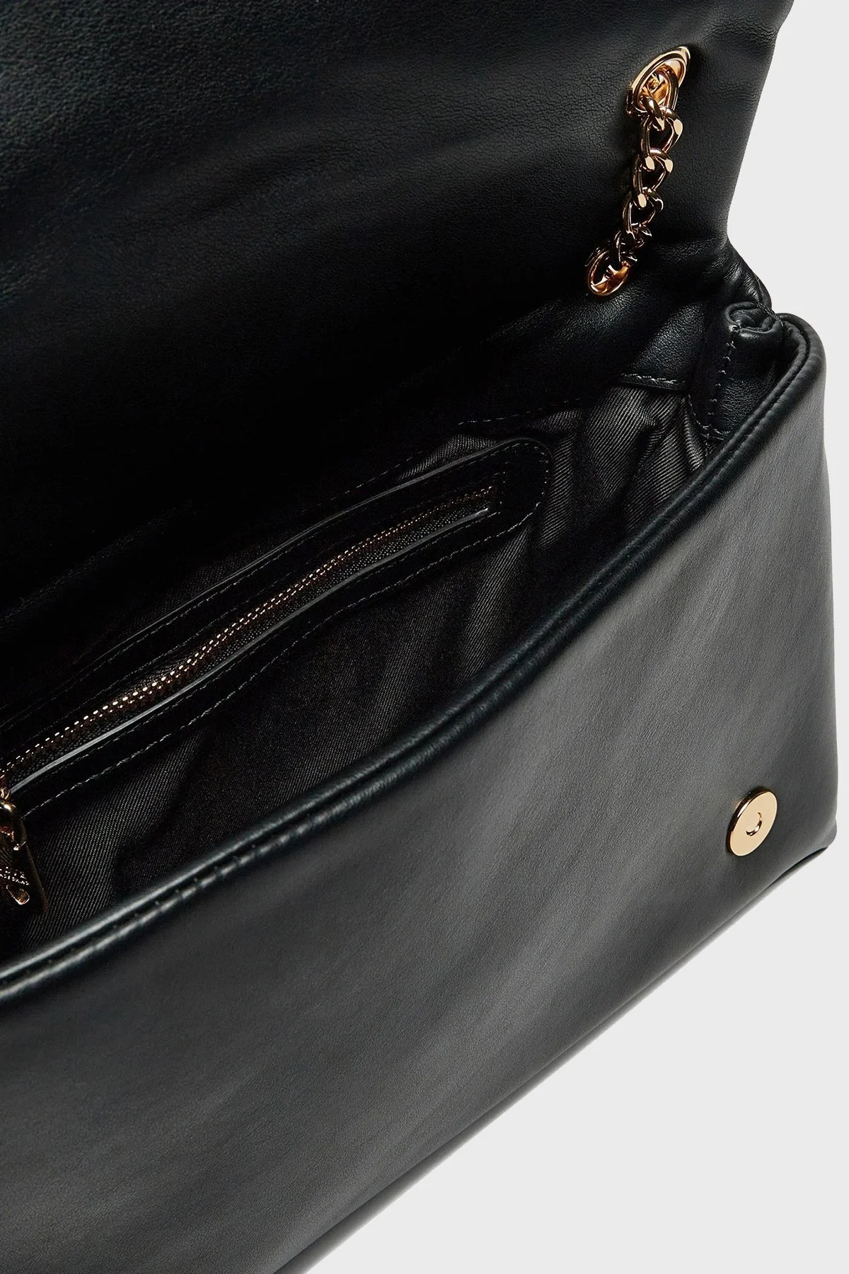 Love Moschino Kapitoneli Ayarlanabilir Zincir Askılı Bayan Çanta JC4041PP1MLC0000 SİYAH - 3