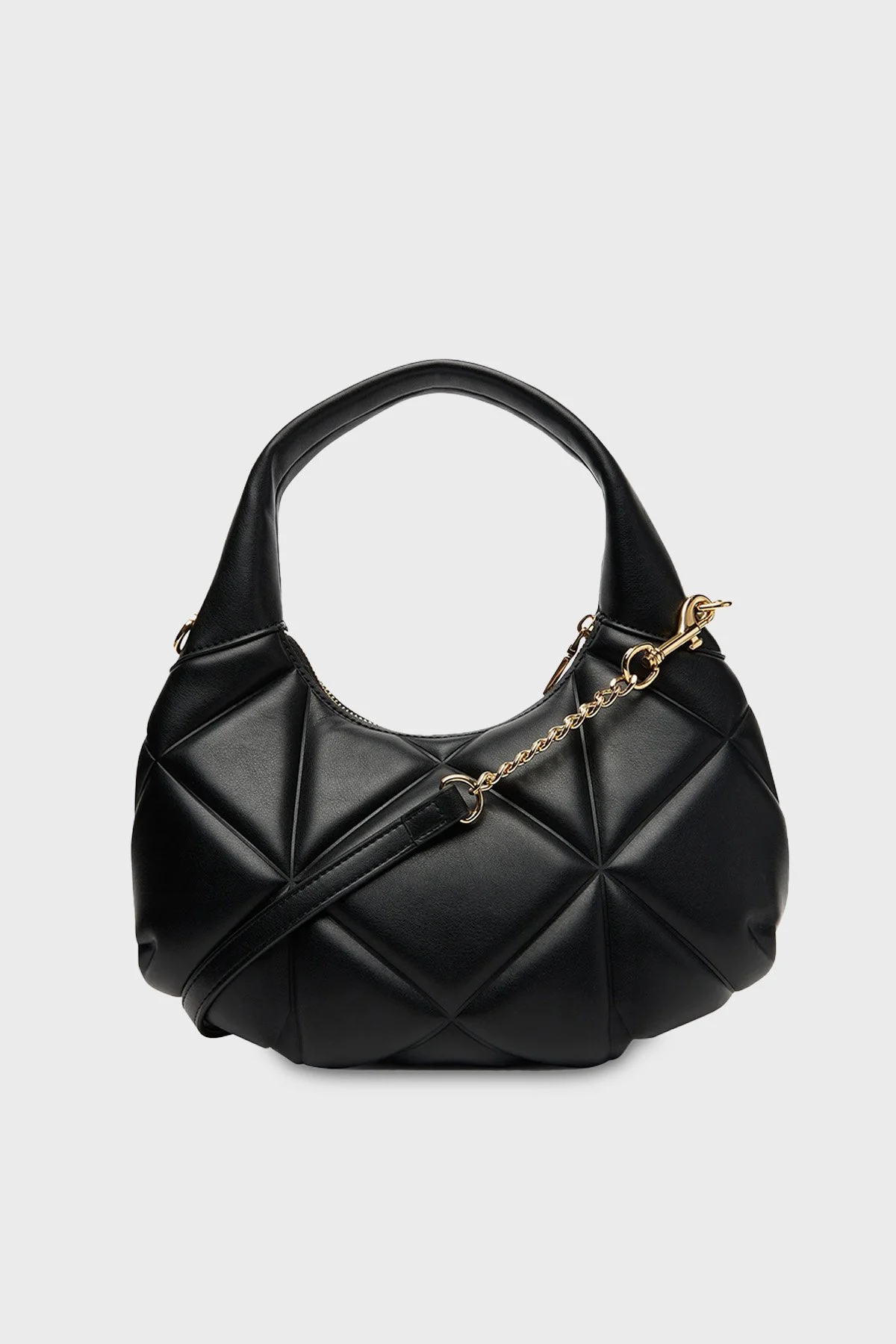 Love Moschino Kapitoneli Çıkarılabilir Askılı Bayan Çanta JC4039PP1OLC0000 SİYAH - 3