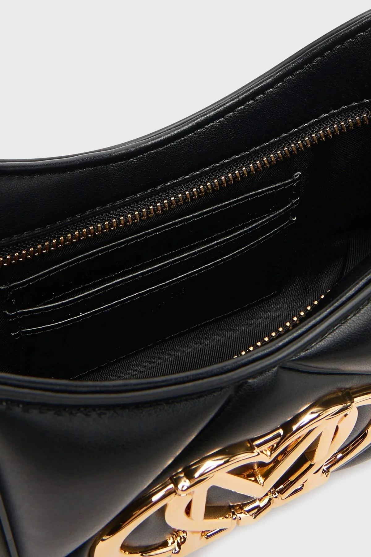 Love Moschino Kapitoneli Çıkarılabilir Askılı Bayan Çanta JC4080PP1NLC0000 SİYAH - 4