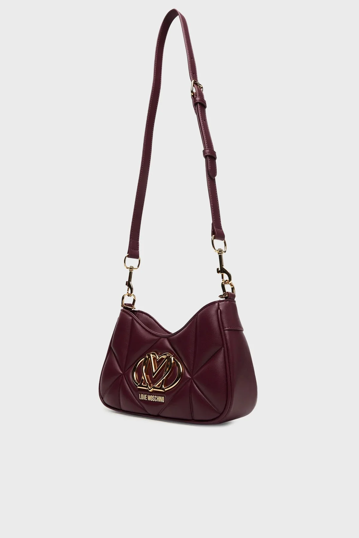 Love Moschino Kapitoneli Çıkarılabilir Askılı Bayan Çanta JC4080PP1NLC0552 MOR - 4