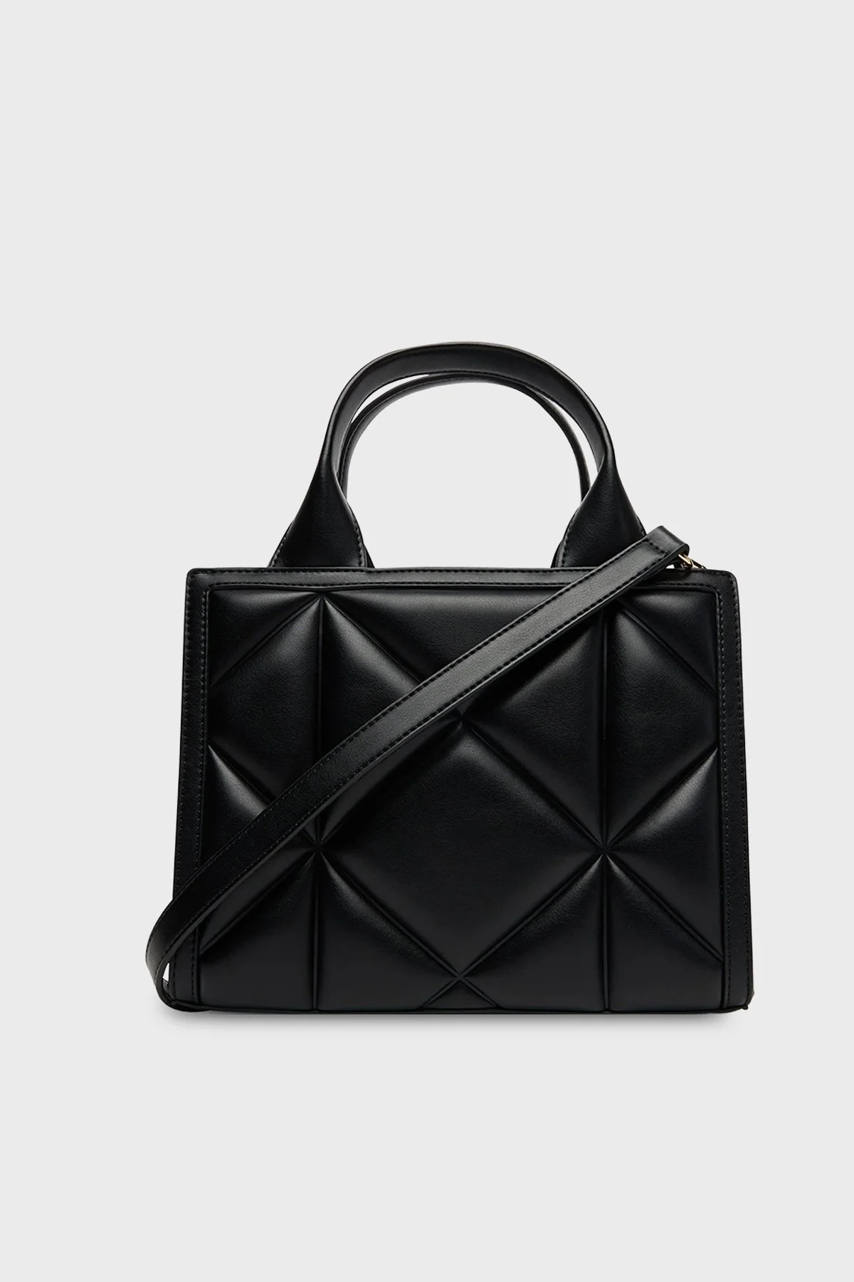 Love Moschino Kapitoneli Çıkarılabilir Askılı Bayan Çanta JC4081PP1OLC0000 SİYAH - 3