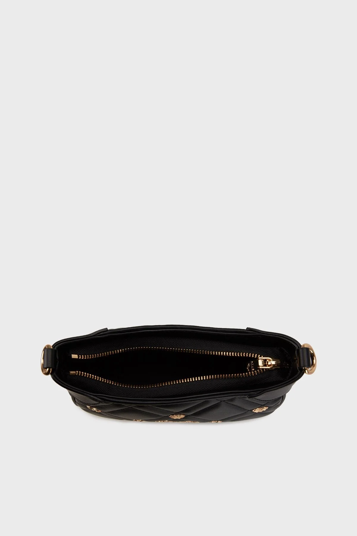 Love Moschino Kapitoneli Çıkarılabilir Askılı Bayan Çanta JC4121PP1MLI0000 SİYAH - 4