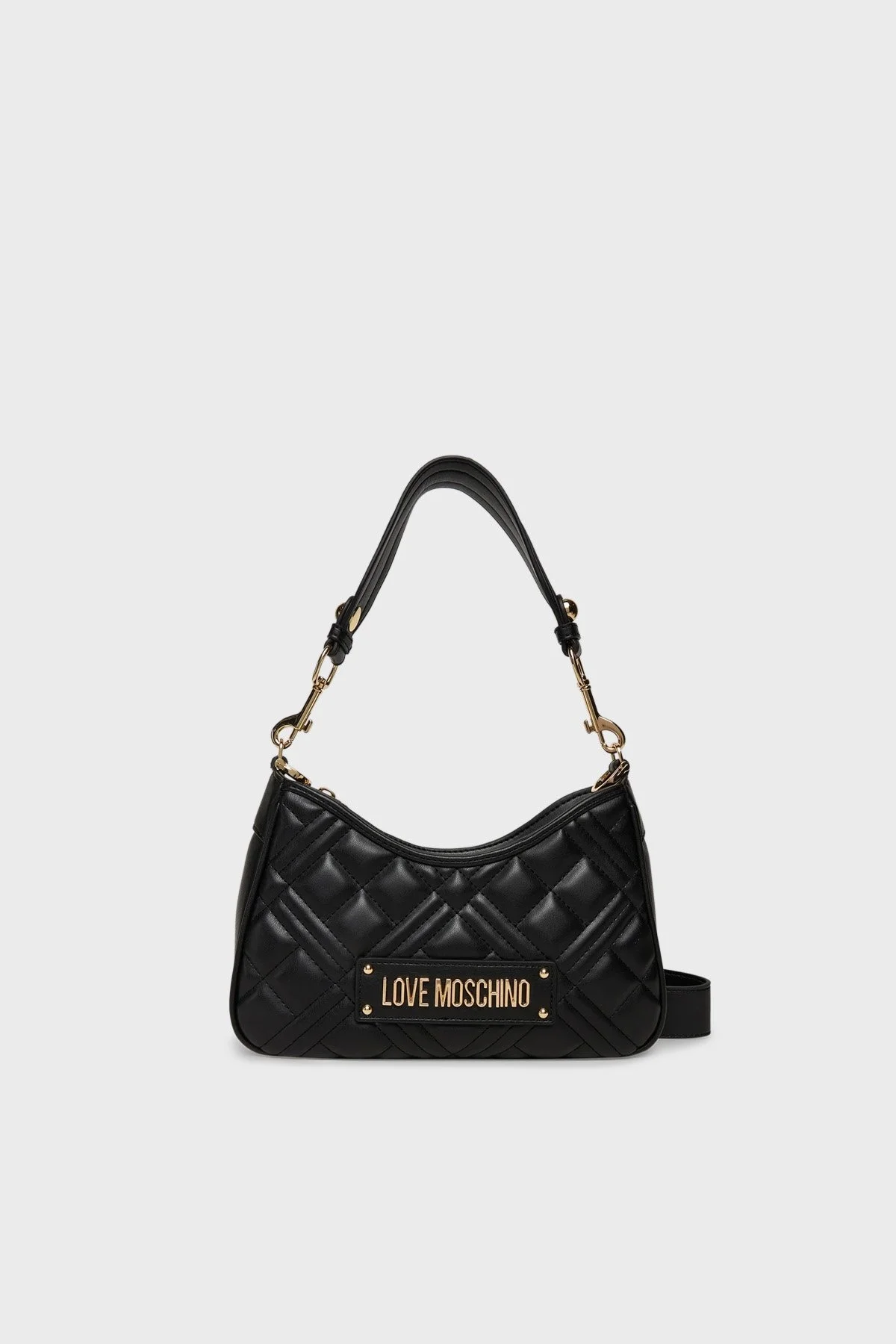 Love Moschino Kapitoneli Çıkarılabilir Askılı Bayan Çanta JC4152PP1NLA0000 SİYAH - 1