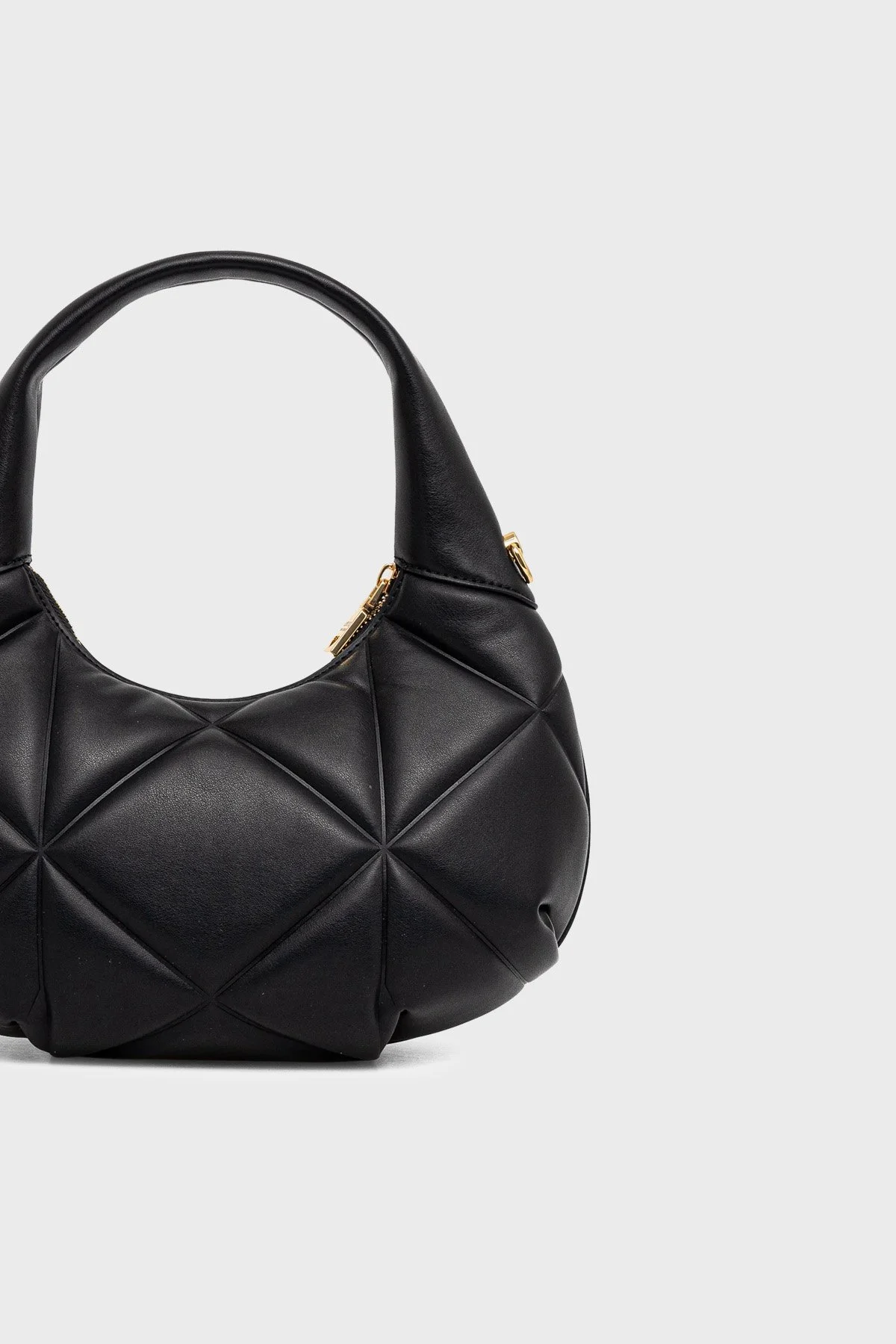 Love Moschino Kapitoneli Çıkarılabilir Askılı Kadın Çanta JC4039PP1PLC0000 Siyah - 3