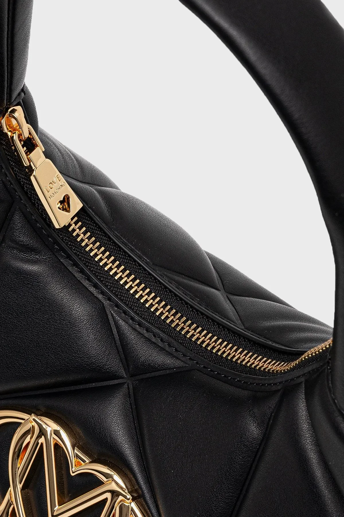 Love Moschino Kapitoneli Çıkarılabilir Askılı Kadın Çanta JC4039PP1PLC0000 Siyah - 5