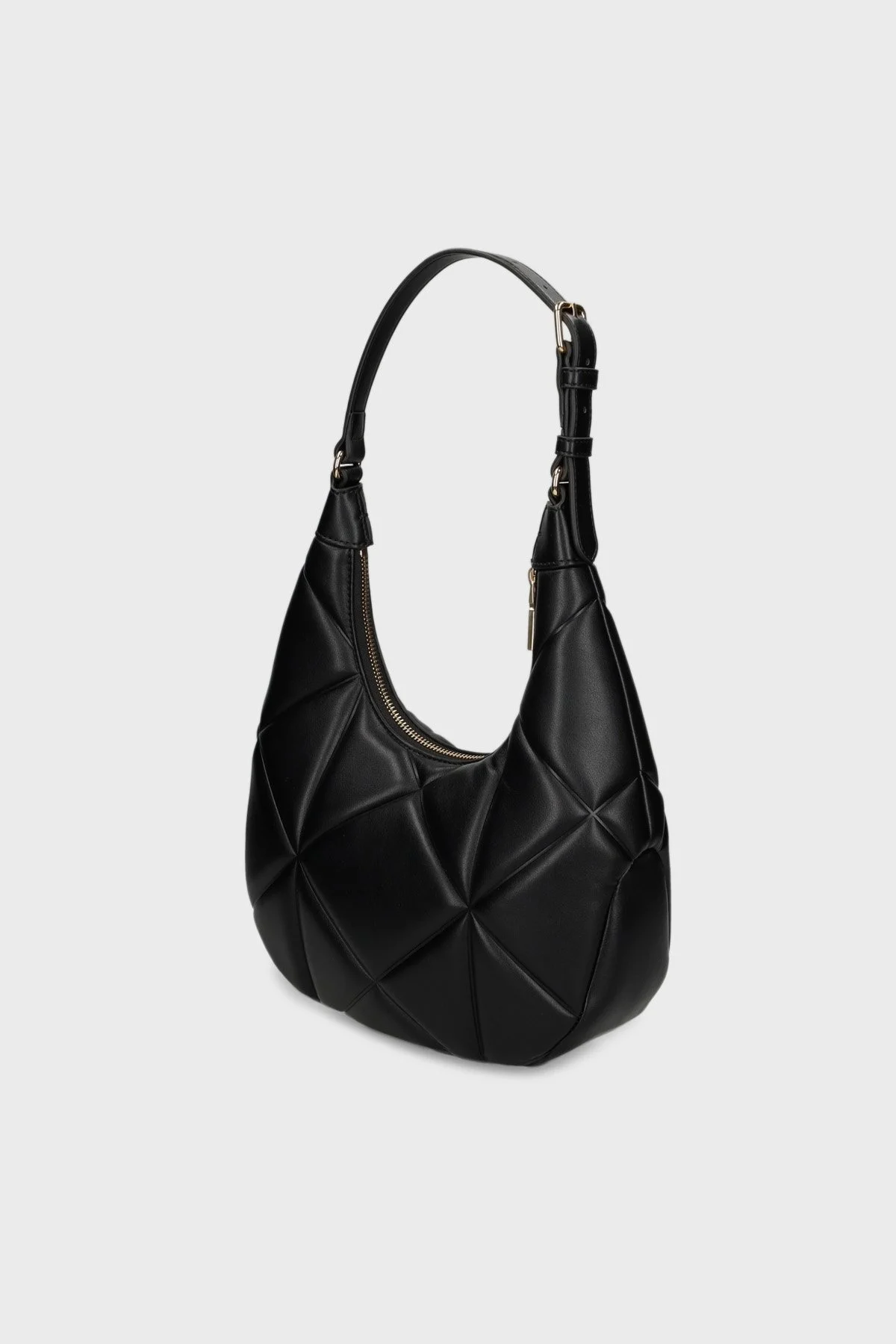 Love Moschino Kapitoneli Çıkarılabilir Tutma Saplı Bayan Çanta JC4082PP1NLC0000 SİYAH - 2