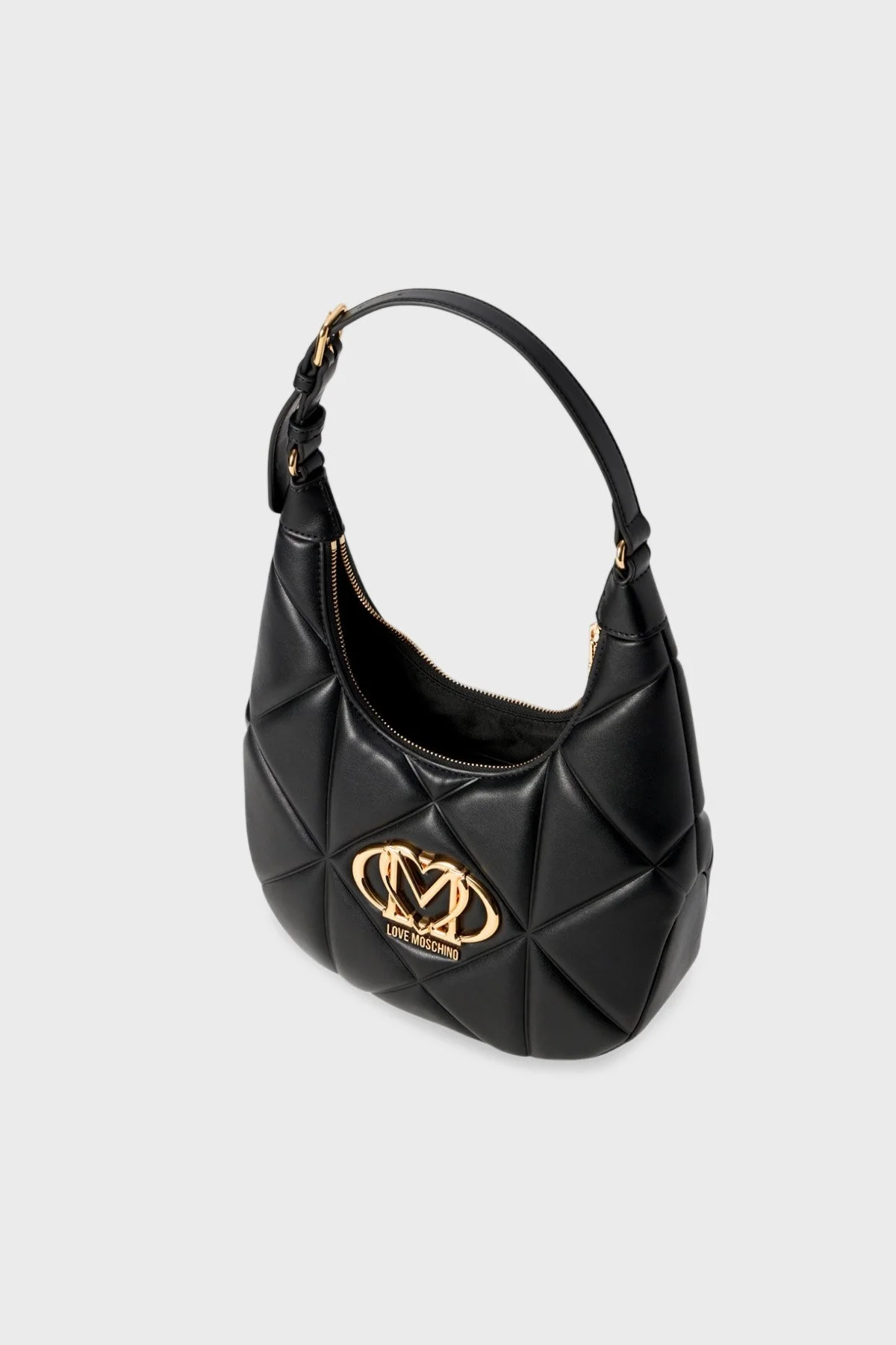 Love Moschino Kapitoneli Çıkarılabilir Tutma Saplı Bayan Çanta JC4082PP1NLC0000 SİYAH - 3