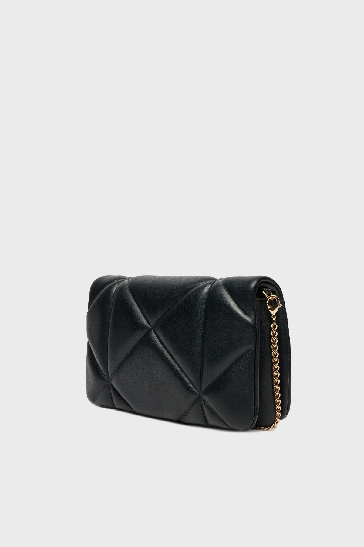 Love Moschino Kapitoneli Çıkarılabilir Zincir Askılı Bayan Çanta JC4043PP1MLC0000 SİYAH - 2