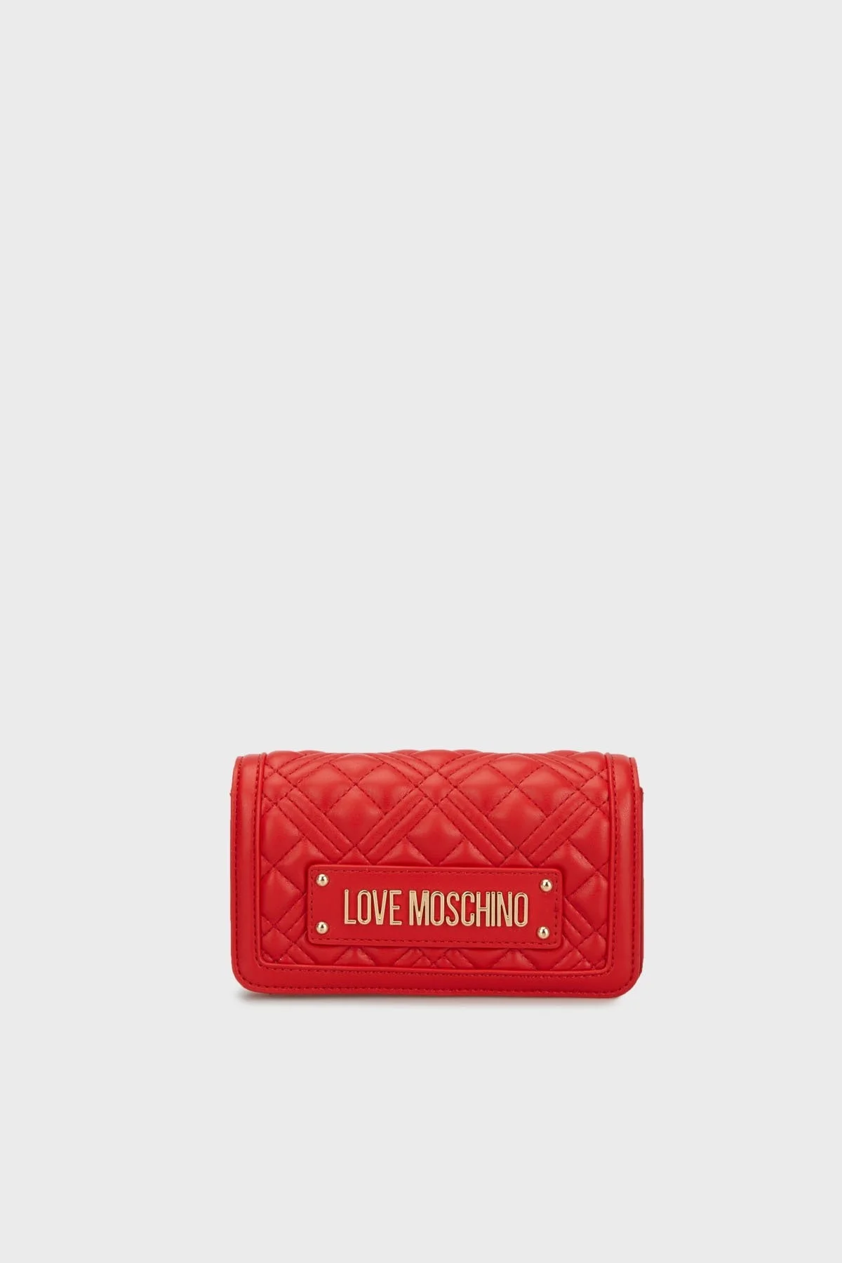 Love Moschino Kapitoneli Çıkarılabilir Zincir Askılı Bayan Çanta JC5681PP1LLA0500 KIRMIZI - 4