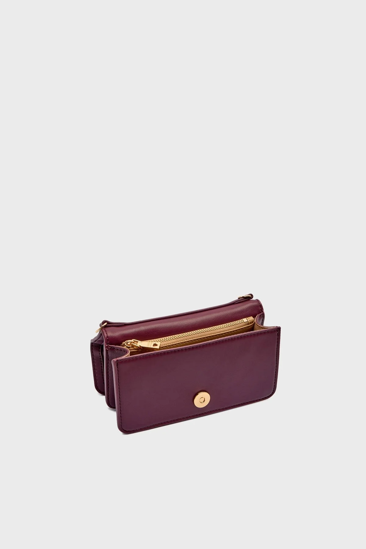 Love Moschino Kapitoneli Çıkarılabilir Zincir Askılı Portföy Bayan Cüzdan JC5640PP1NLC0552 MOR - 5