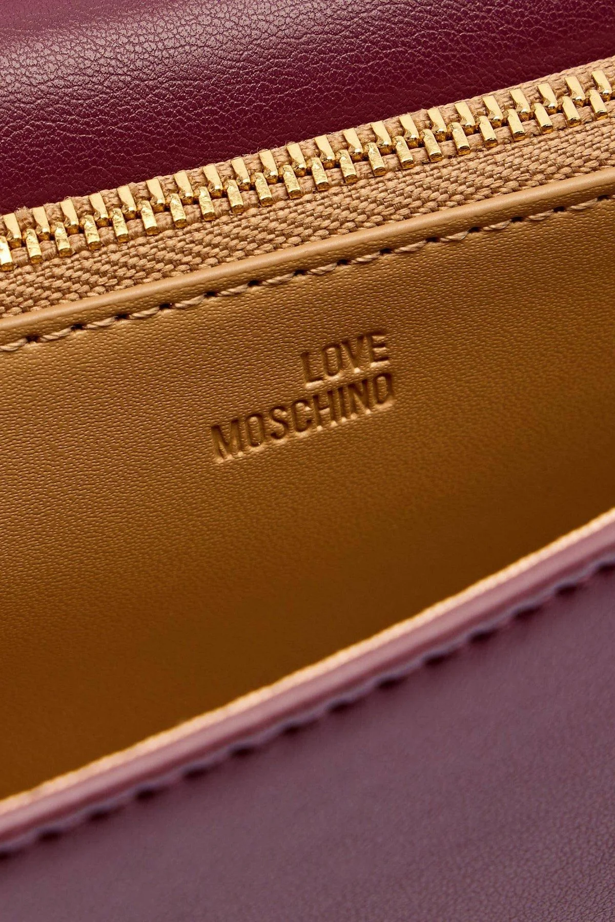 Love Moschino Kapitoneli Çıkarılabilir Zincir Askılı Portföy Bayan Cüzdan JC5640PP1NLC0552 MOR - 6