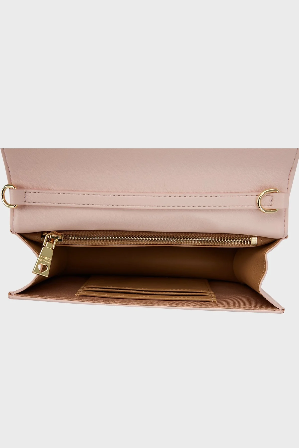 Love Moschino Kapitoneli Çıkarılabilir Zincir Askılı Portföy Bayan Cüzdan JC5653PP1MLI0601 PEMBE - 8