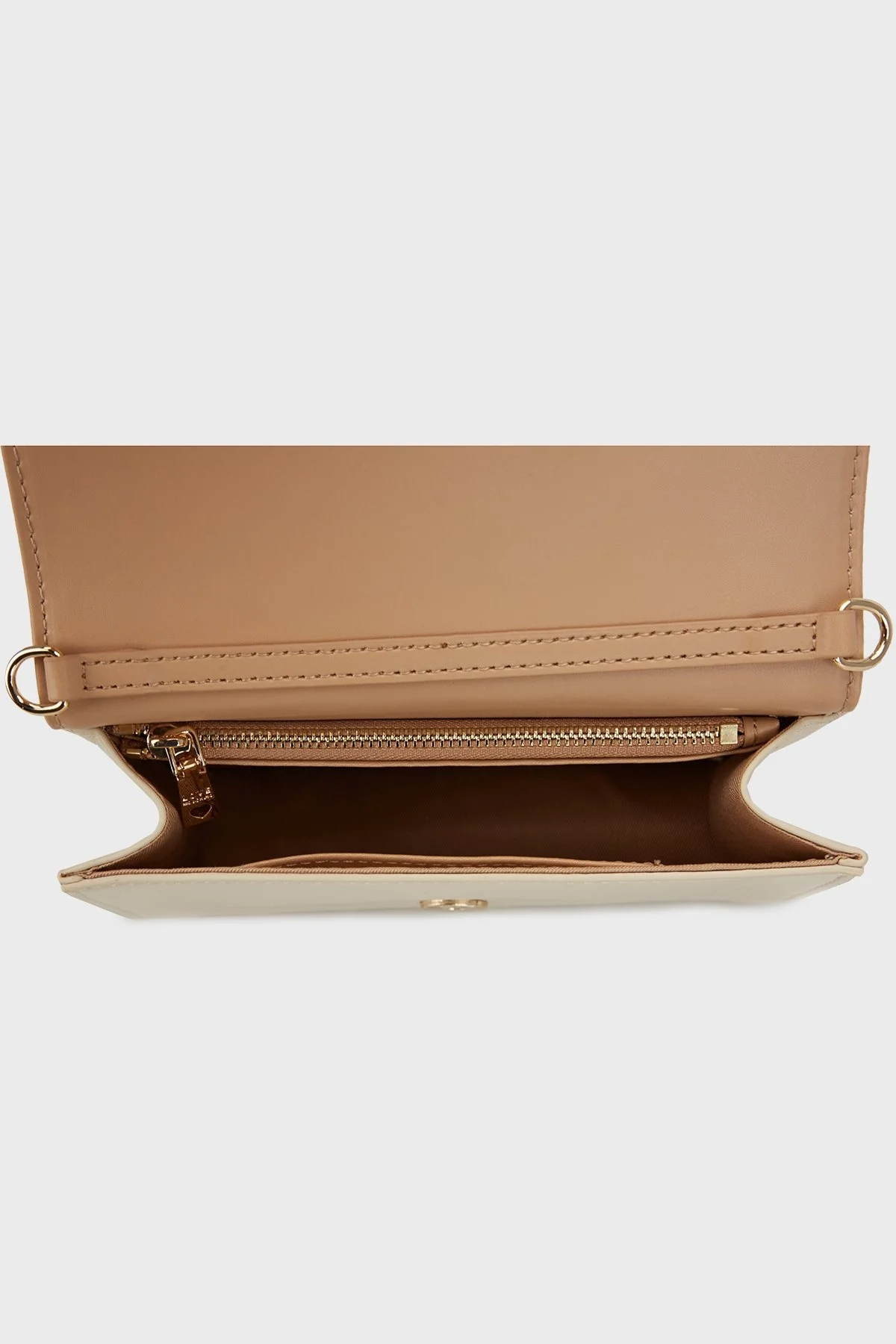 Love Moschino Kapitoneli Çıkarılabilir Zincir Askılı Portföy Bayan Cüzdan JC5681PP1MLA0110 KREM - 4