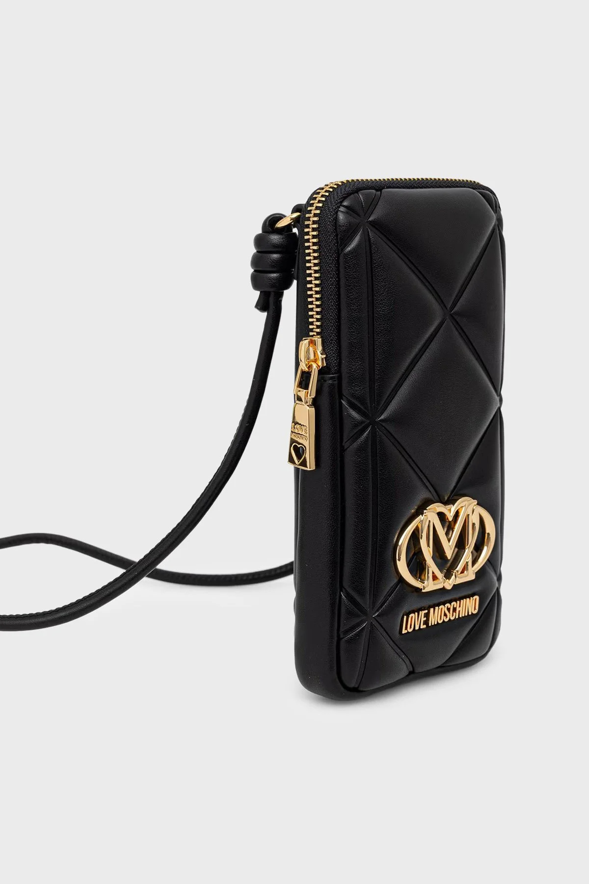 Love Moschino Kapitoneli Fermuarlı Kadın Cüzdan JC5645PP1PLC0000 Siyah - 2