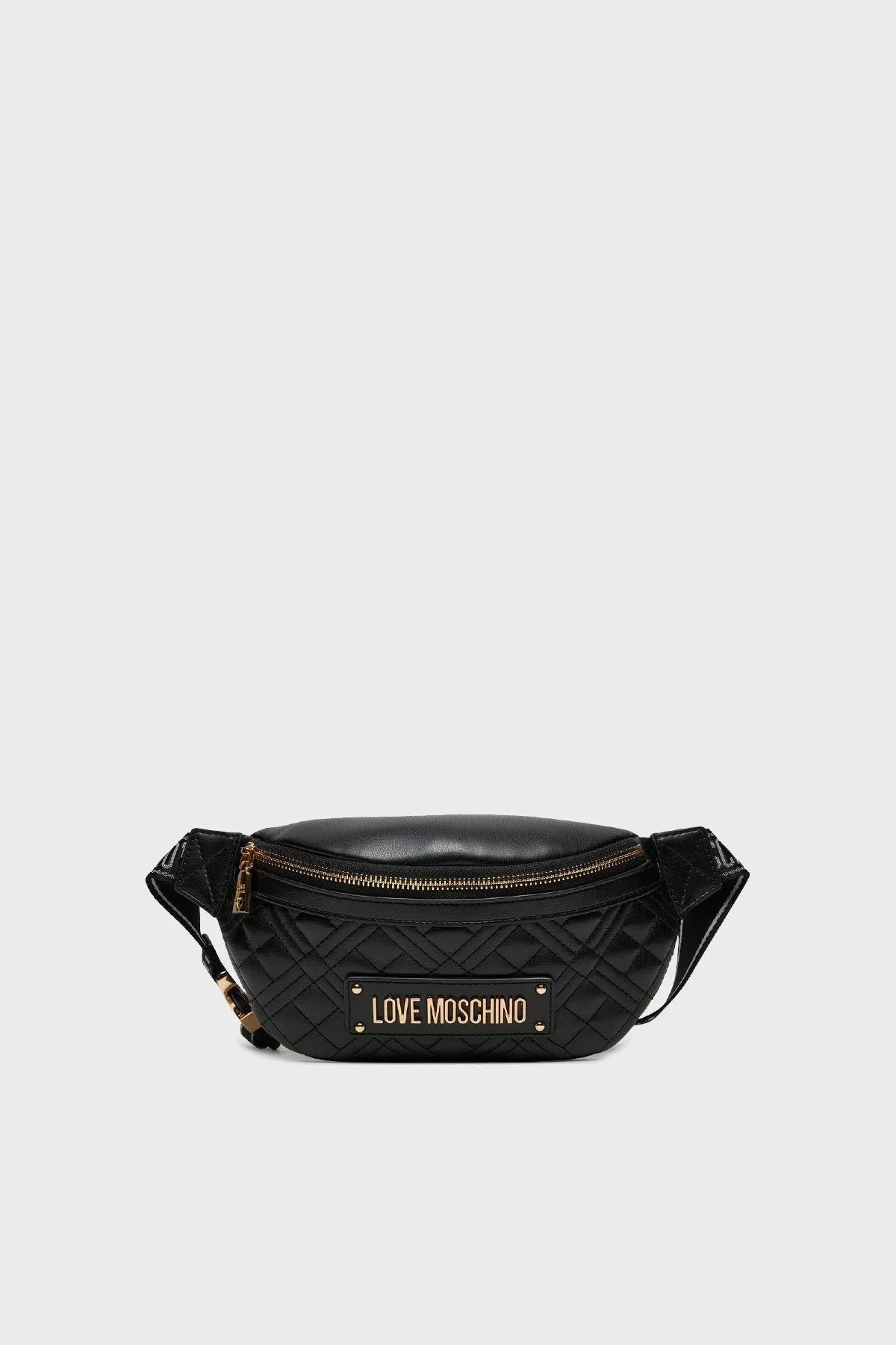 Love Moschino Kapitoneli Logolu Ayarlanabilir Askılı Bayan Çanta JC4003PP0LLA0000 SİYAH - 1