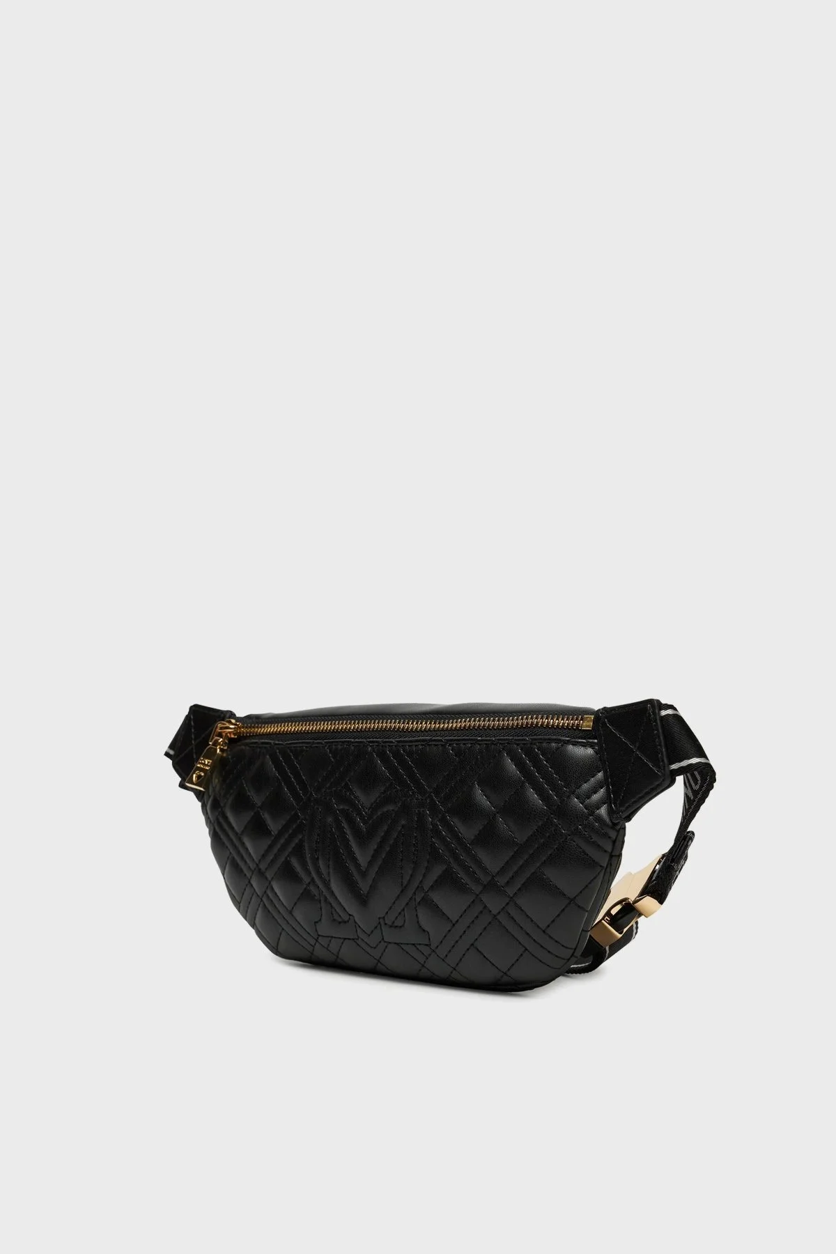 Love Moschino Kapitoneli Logolu Ayarlanabilir Askılı Bayan Çanta JC4003PP0LLA0000 SİYAH - 3
