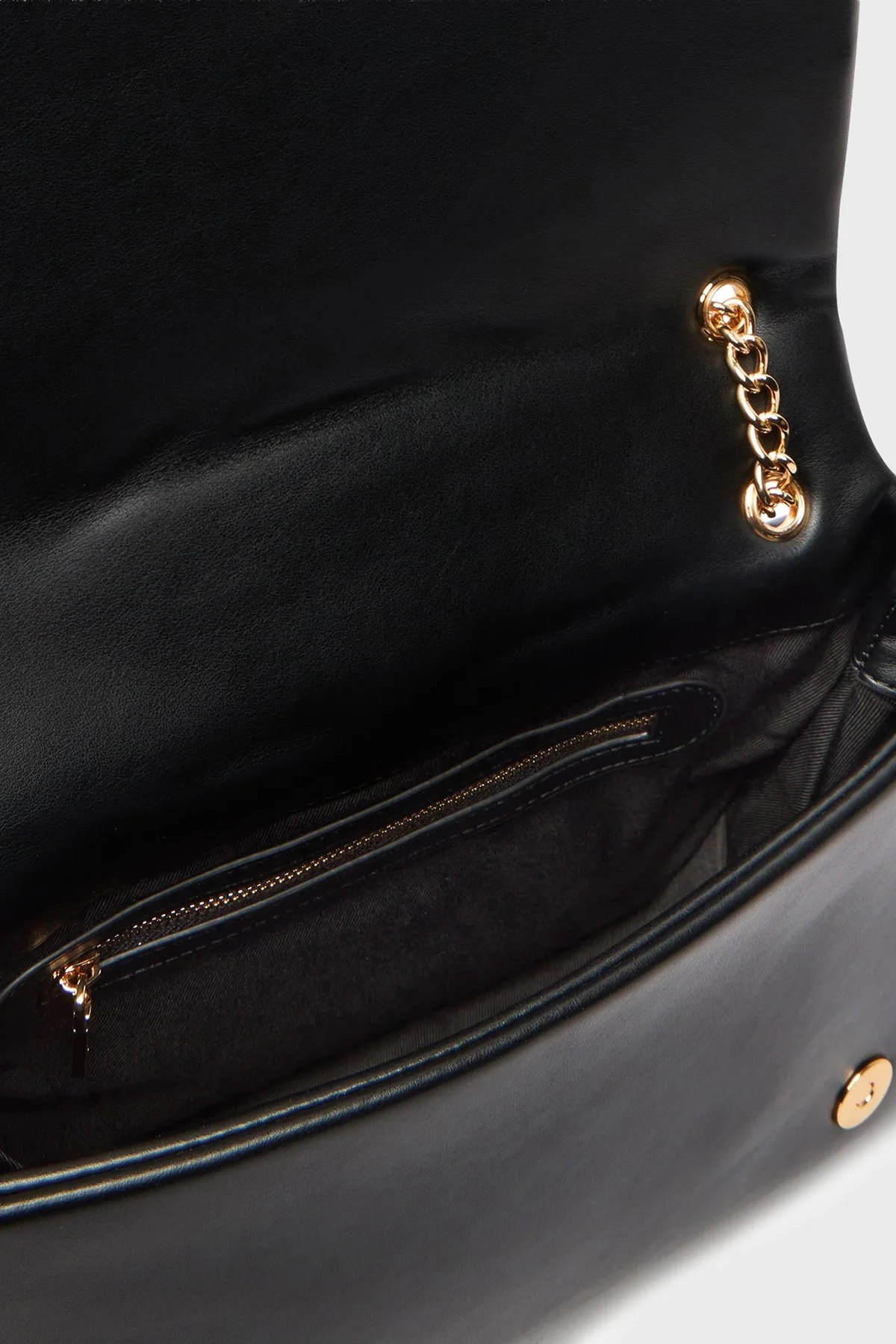 Love Moschino Kapitoneli Logolu Zincir Askılı Bayan Çanta JC4041PP1OLC0000 SİYAH - 6