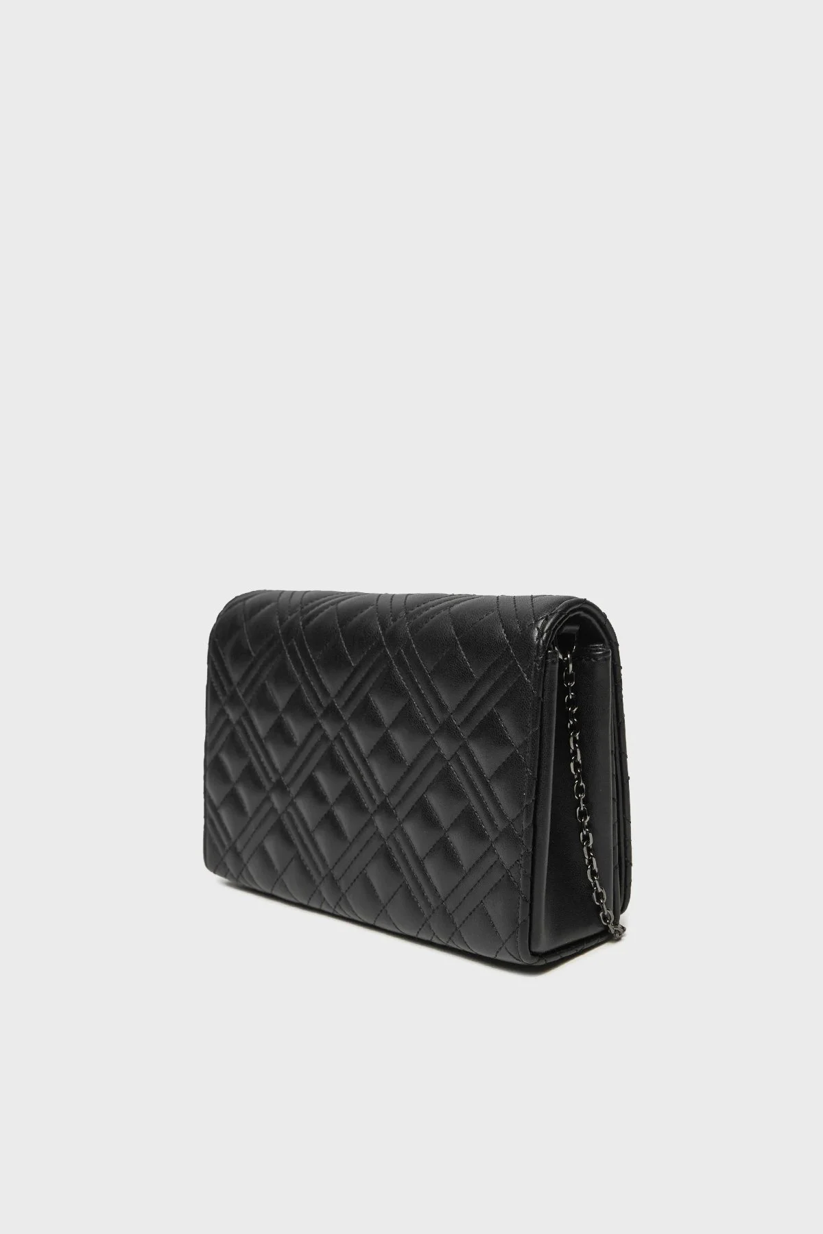 Love Moschino Kapitoneli Logolu Zincir Askılı Bayan Çanta JC4079PP0LLA000A SİYAH - 4