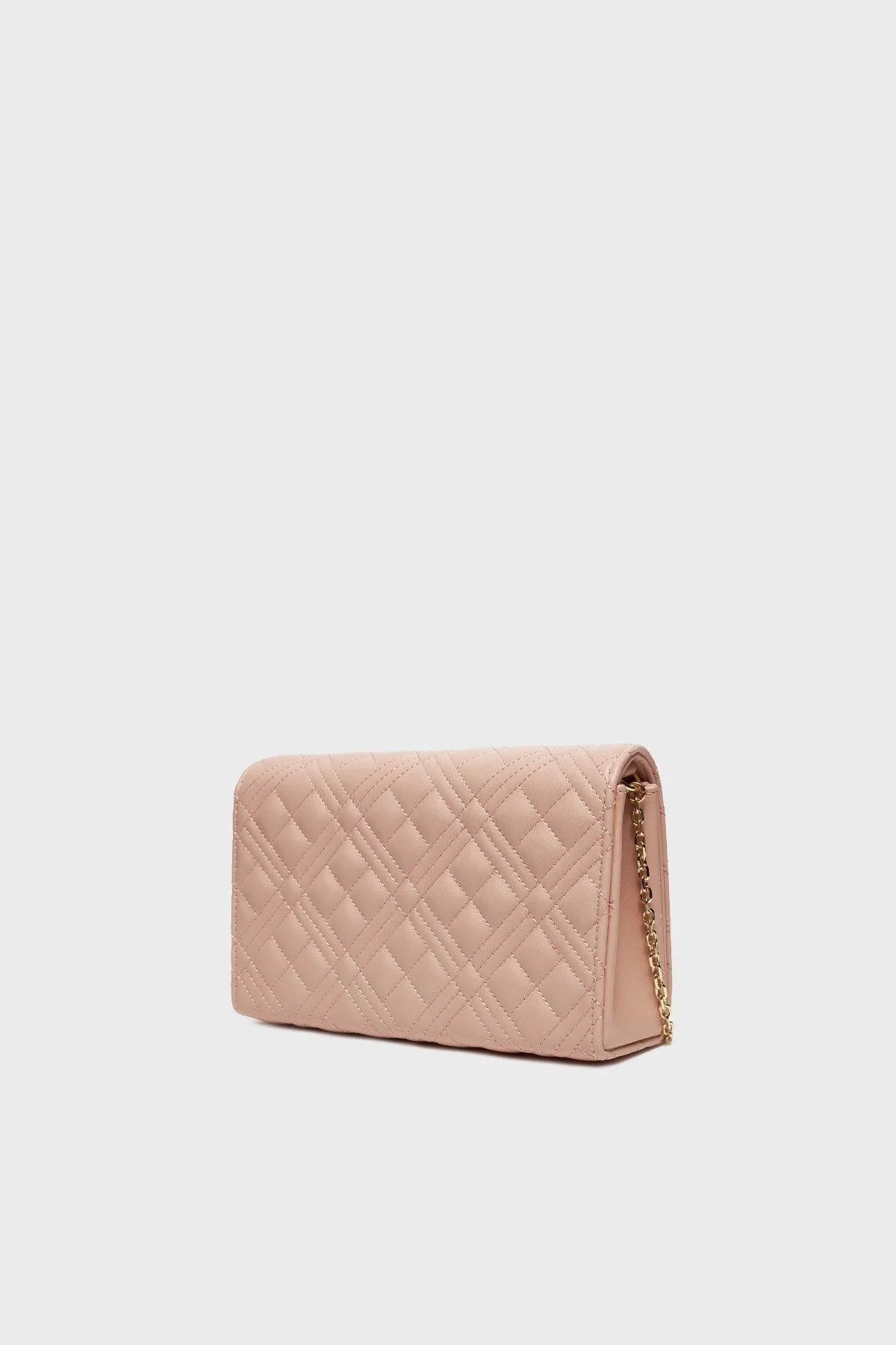 Love Moschino Kapitoneli Logolu Zincir Askılı Bayan Çanta JC4079PP0LLA0601 PUDRA - 8