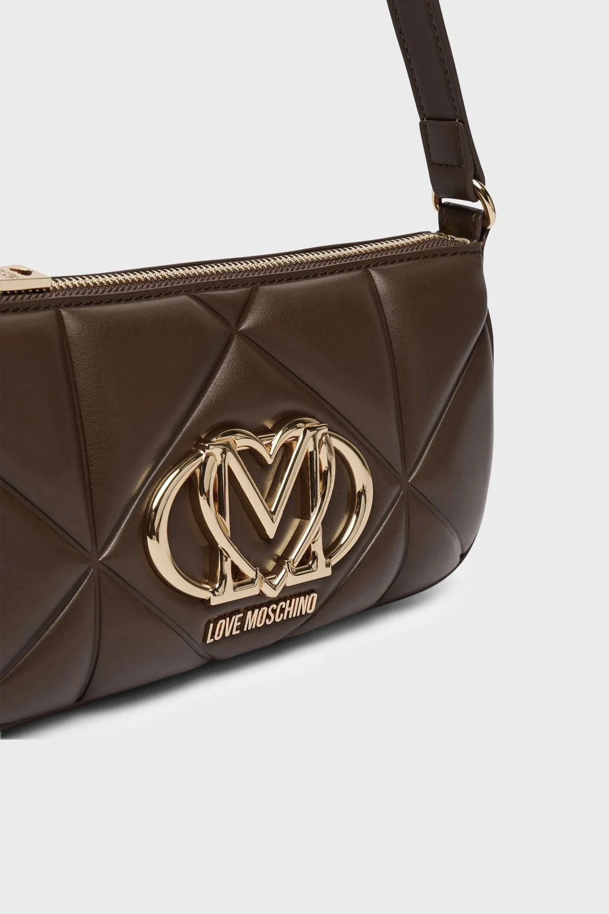 Love Moschino Kapitoneli Omuz Askılı Kadın Çanta JC4111PP1PLC0300 Kahve - 6