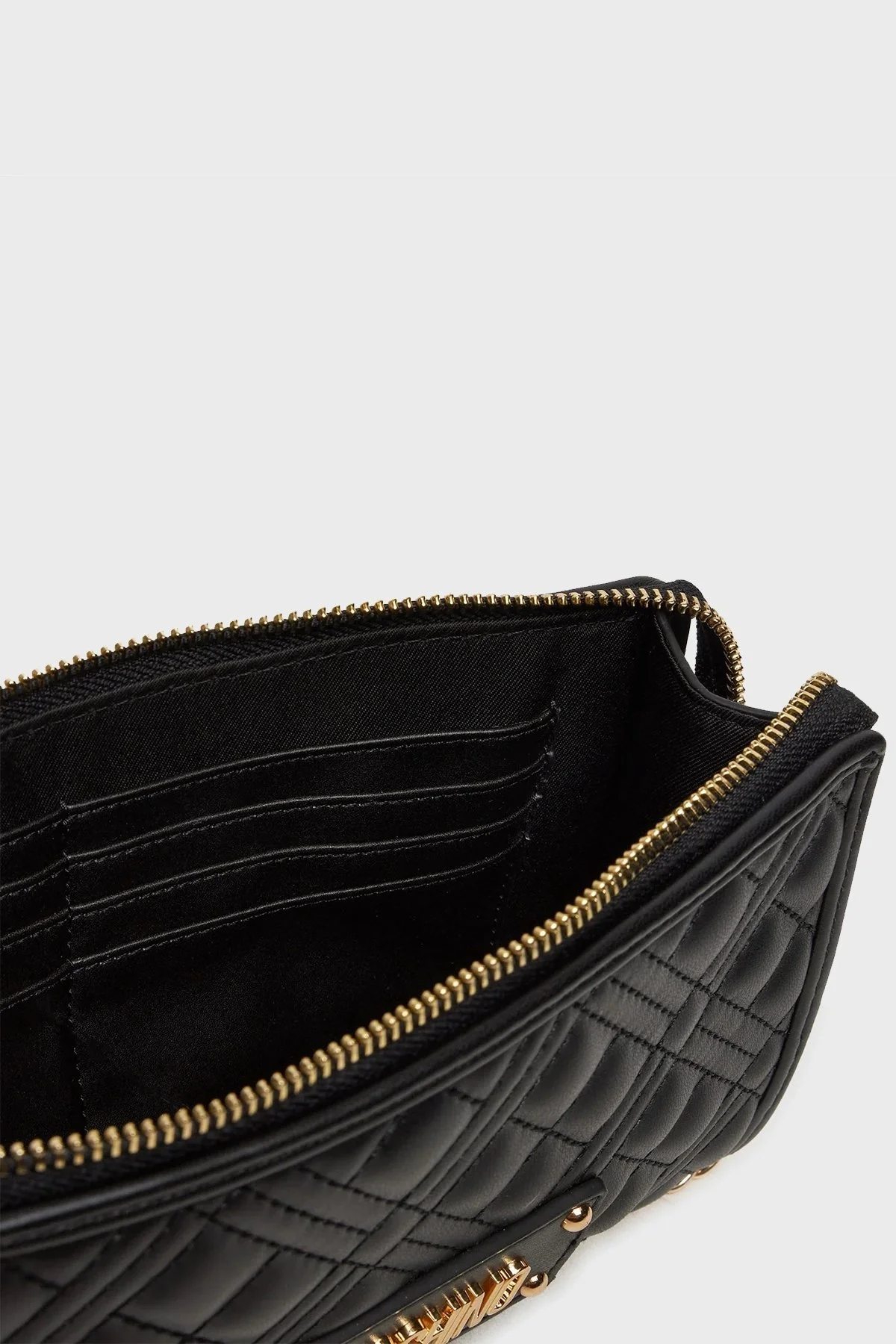 Love Moschino Kapitoneli Zincir Askılı Bayan Çanta JC4011PP1LLA0000 SİYAH - 11