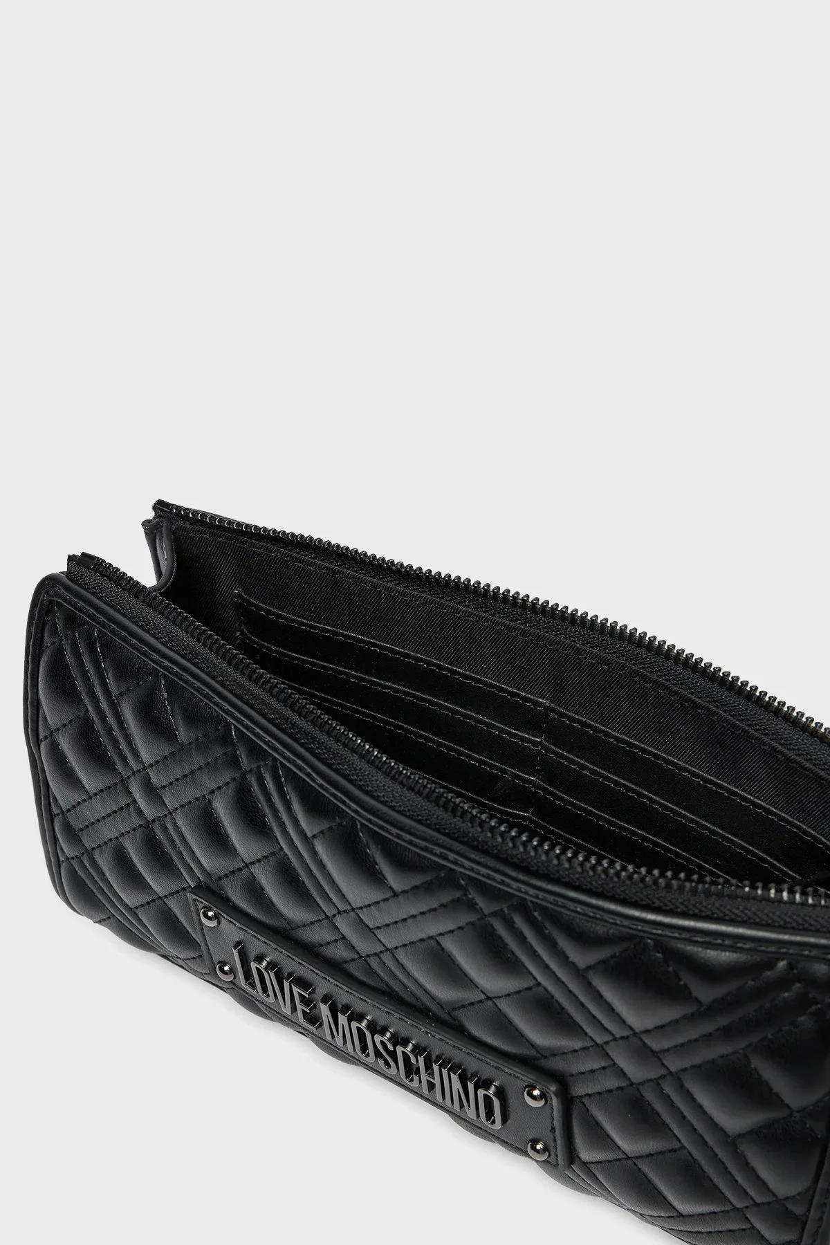 Love Moschino Kapitoneli Zincir Askılı Bayan Çanta JC4011PP1LLA000A SİYAH - 12