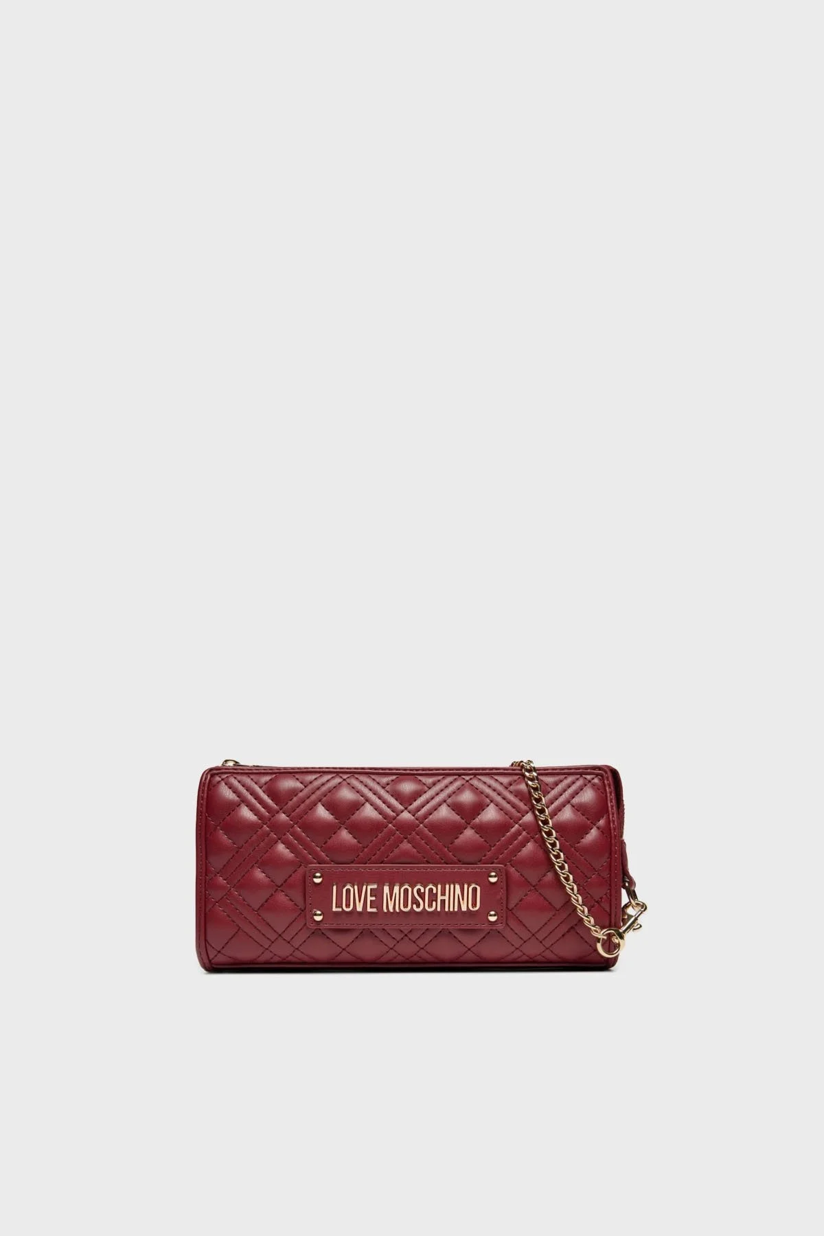 Love Moschino Kapitoneli Zincir Askılı Bayan Çanta JC4011PP1LLA0552 BORDO - 1