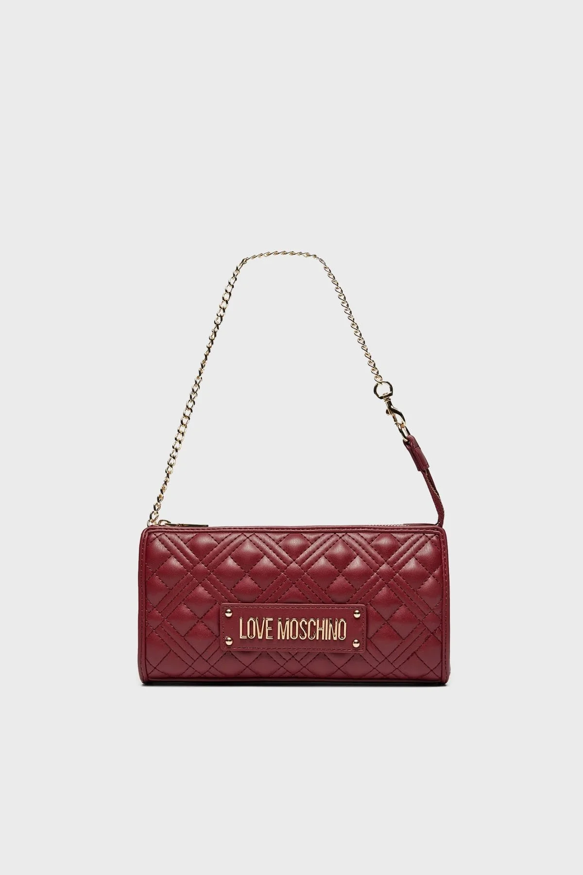 Love Moschino Kapitoneli Zincir Askılı Bayan Çanta JC4011PP1LLA0552 BORDO - 4