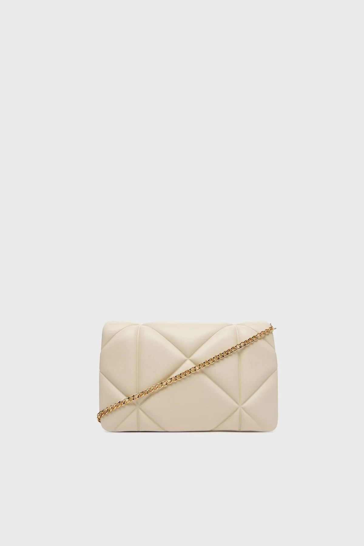 Love Moschino Kapitoneli Zincir Askılı Bayan Çanta JC4043PP1NLC0110 BEJ - 3