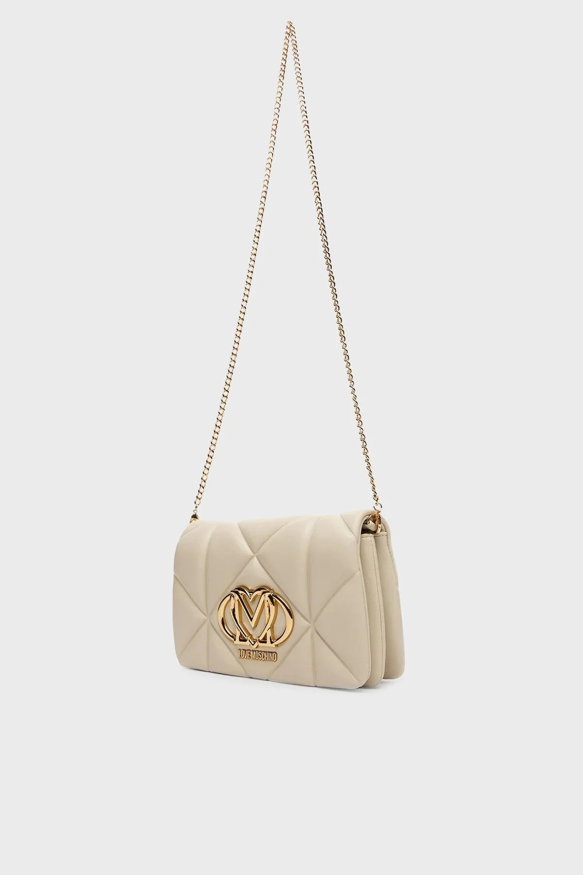 Love Moschino Kapitoneli Zincir Askılı Bayan Çanta JC4043PP1NLC0110 BEJ - 5