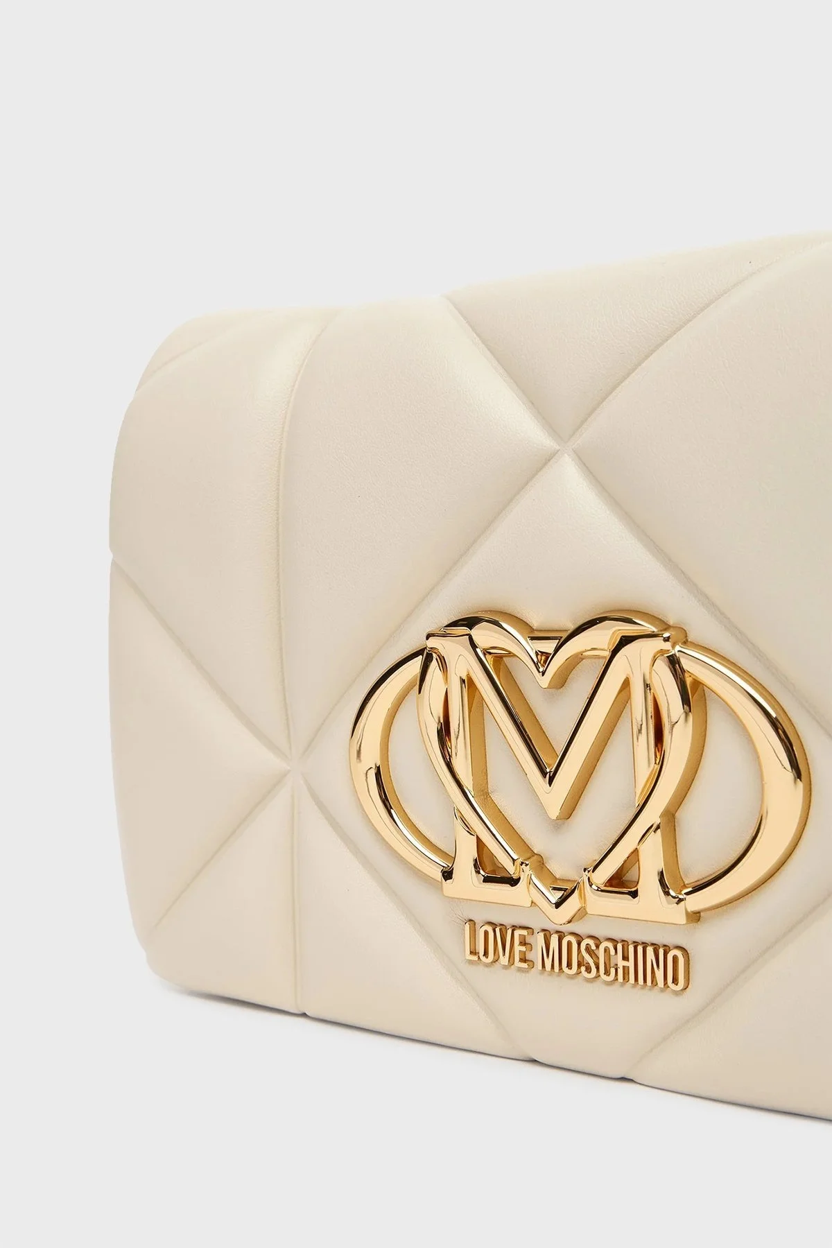 Love Moschino Kapitoneli Zincir Askılı Bayan Çanta JC4043PP1NLC0110 BEJ - 6