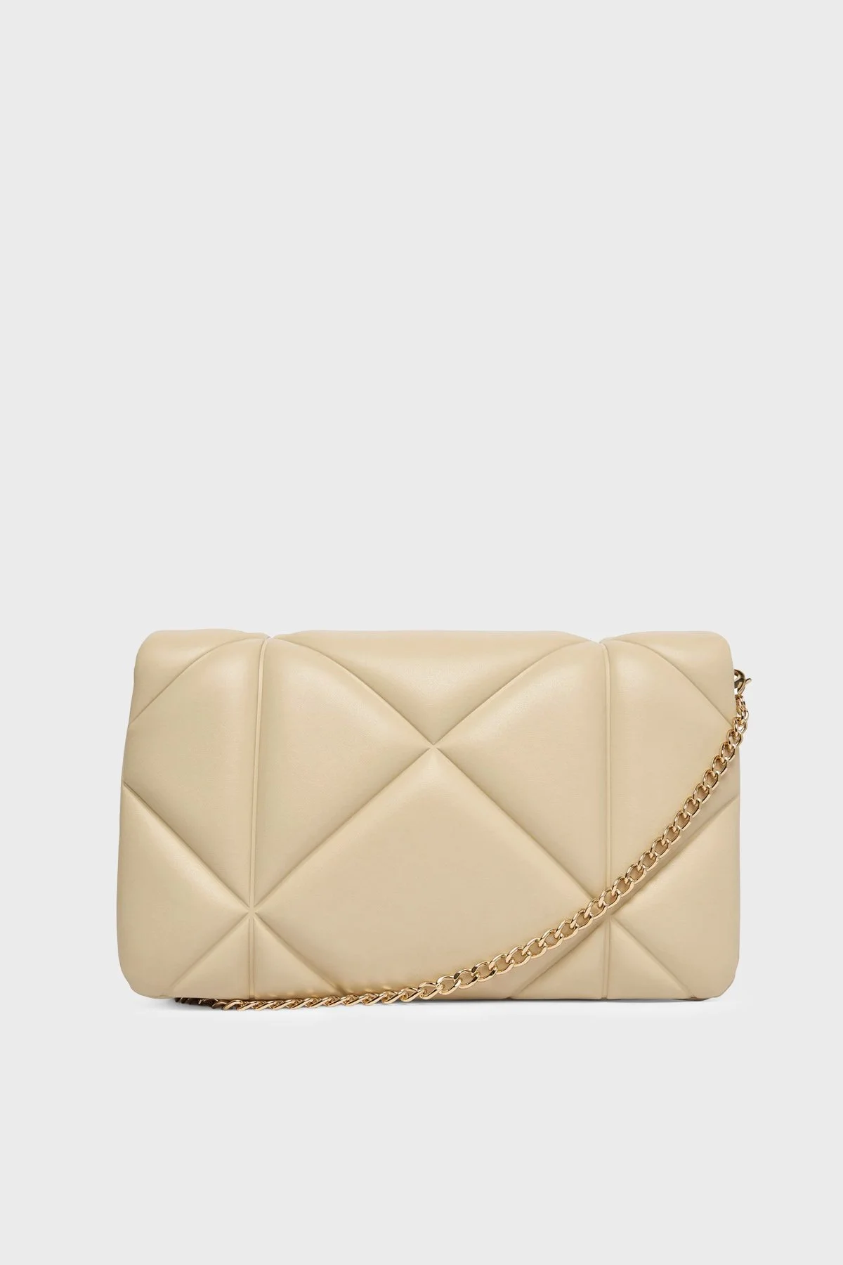 Love Moschino Kapitoneli Zincir Askılı Bayan Çanta JC4043PP1OLC0129 BEJ - 3