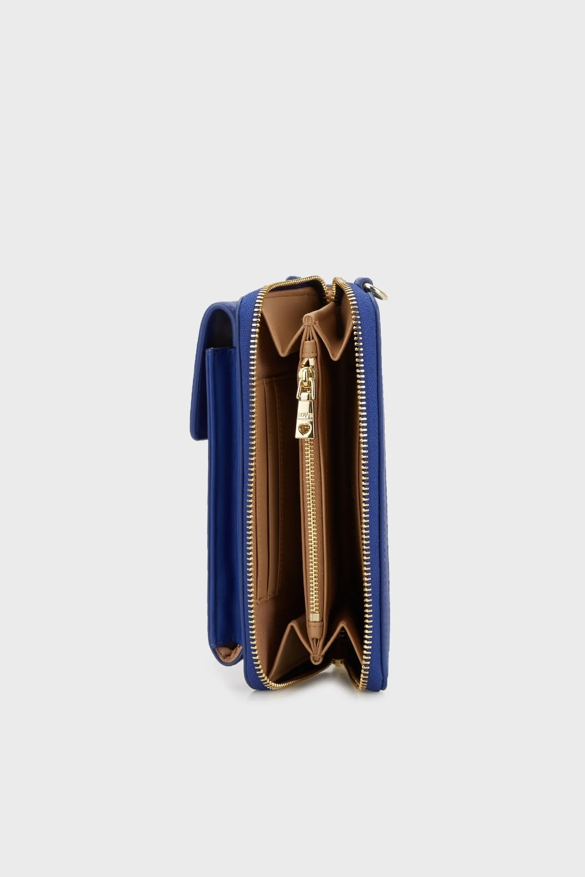 Love Moschino Kart Bölmeli Zincir Askılı Kapitone Bayan Telefon Çantası JC5682PP1HLA0753 SAKS - 4