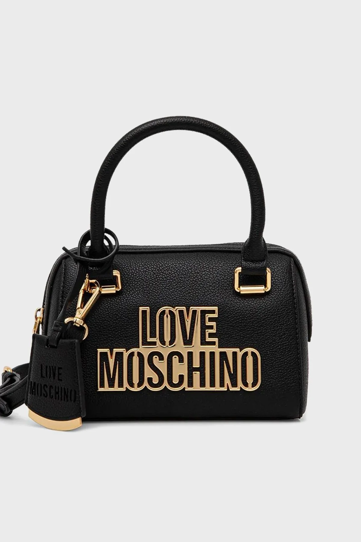 Love Moschino Kesik Logolu Ayarlanabilir Askılı Bayan Çanta JC4333PP0LK0000 SİYAH - 1
