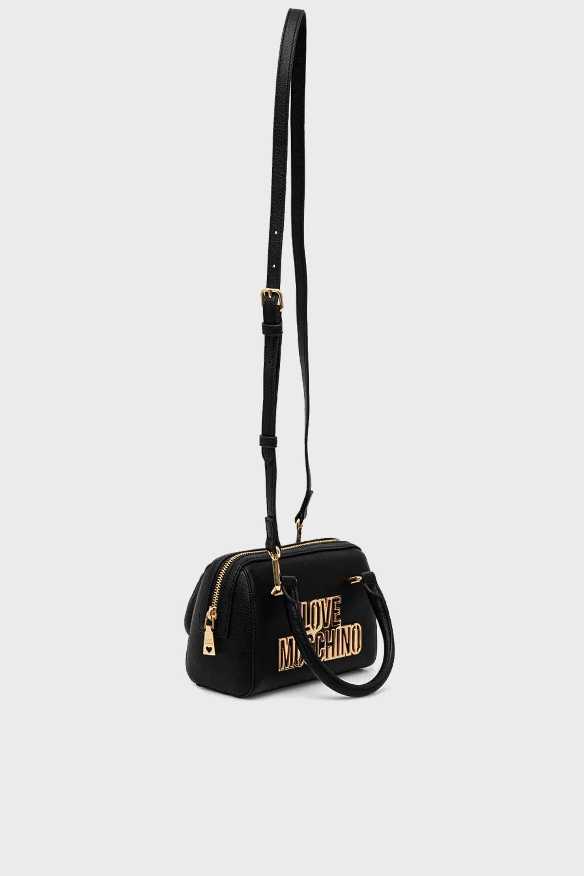 Love Moschino Kesik Logolu Ayarlanabilir Askılı Bayan Çanta JC4333PP0LK0000 SİYAH - 2