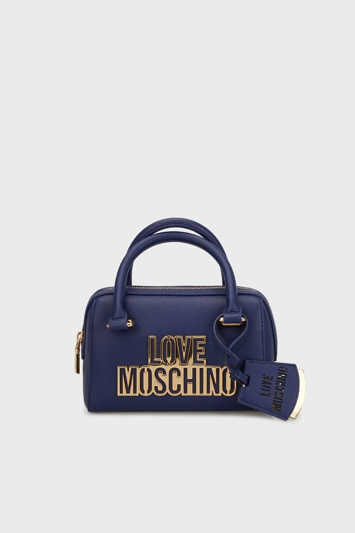 Love Moschino Kesik Logolu Ayarlanabilir Askılı Bayan Çanta JC4333PP0LKO0750 MAVİ - 1