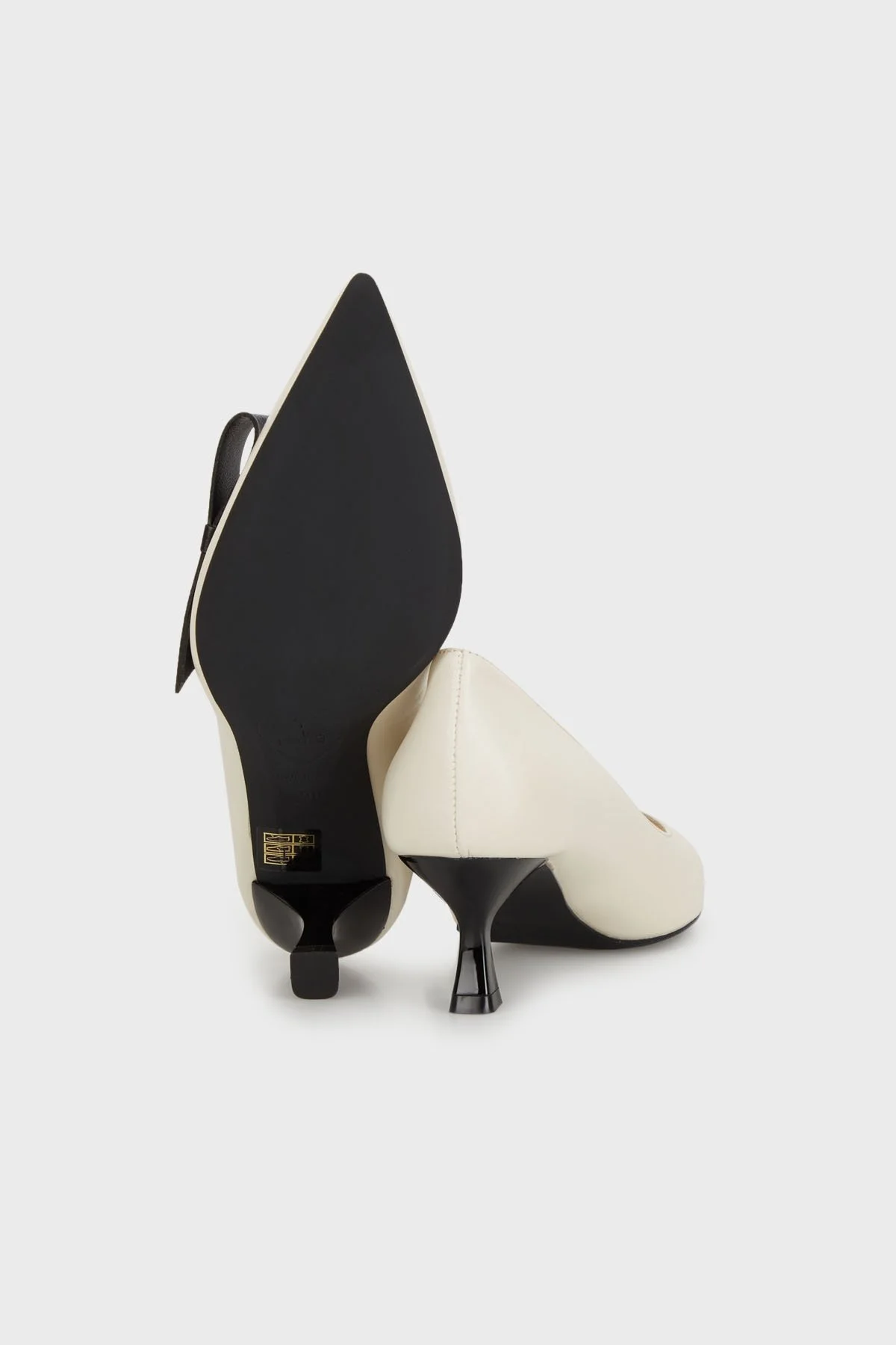 Love Moschino Klasik Kısa Topuklu Bayan Ayakkabı JA10315G1LIE0102 BEJ - 9