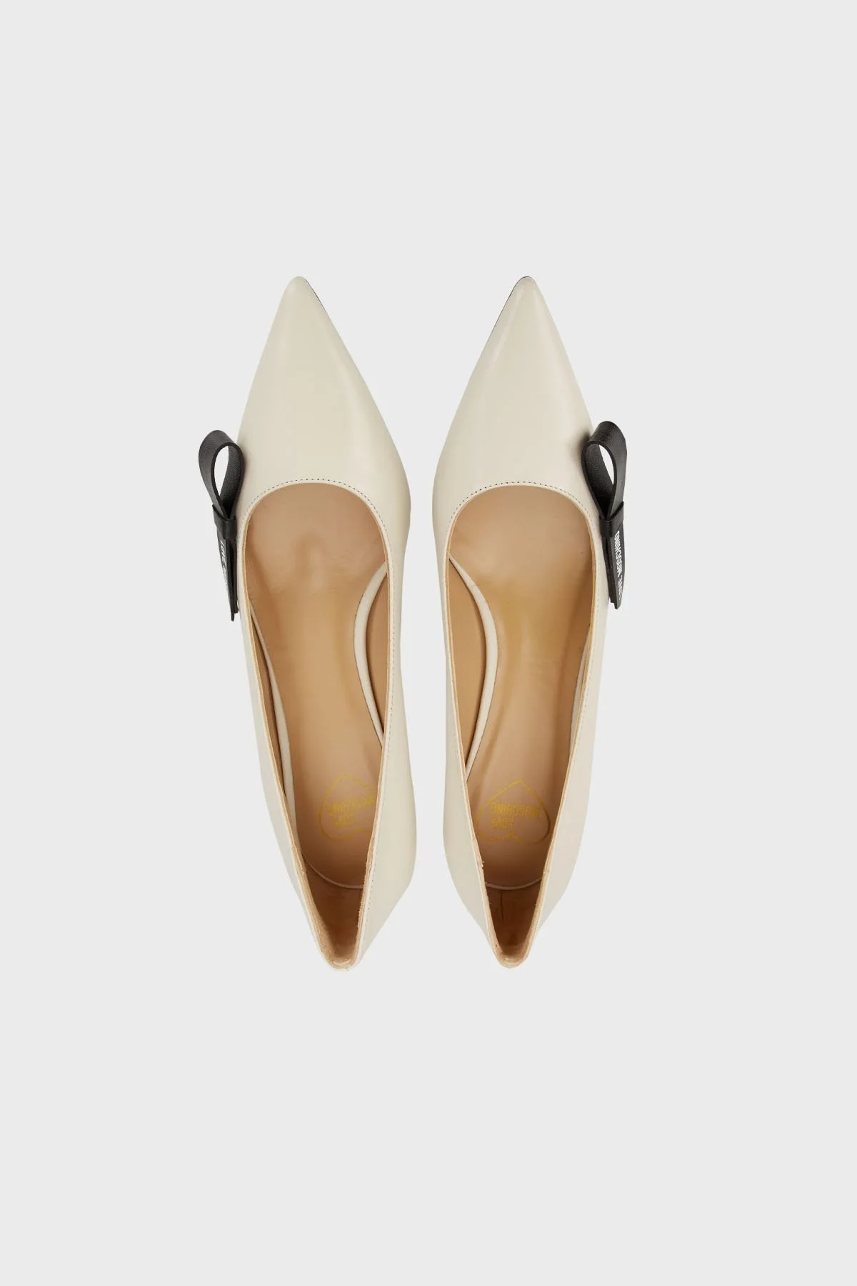 Love Moschino Klasik Kısa Topuklu Bayan Ayakkabı JA10315G1LIE0102 BEJ - 10