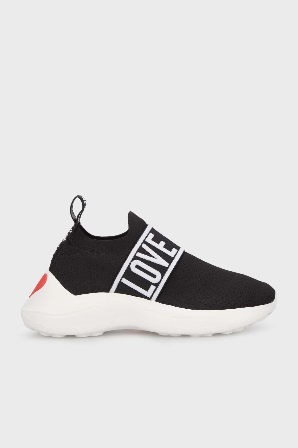 Love Moschino Logo Bantlı Sneaker Bayan Ayakkabı JA15356G1IIY1000 SİYAH - 1