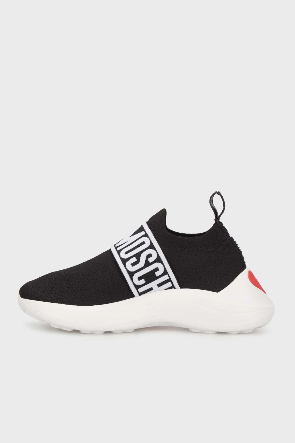 Love Moschino Logo Bantlı Sneaker Bayan Ayakkabı JA15356G1IIY1000 SİYAH - 2
