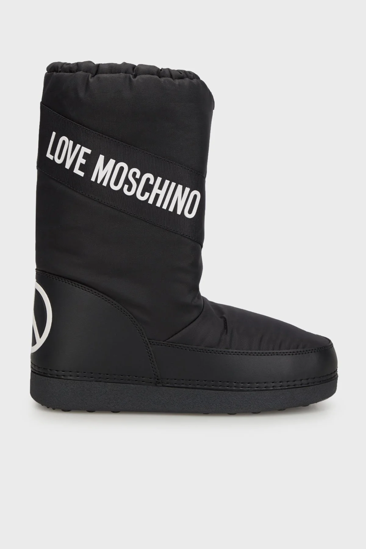 Love Moschino Logo Baskılı Bayan Kar Botu JA24032G0LISA000 SİYAH - 1