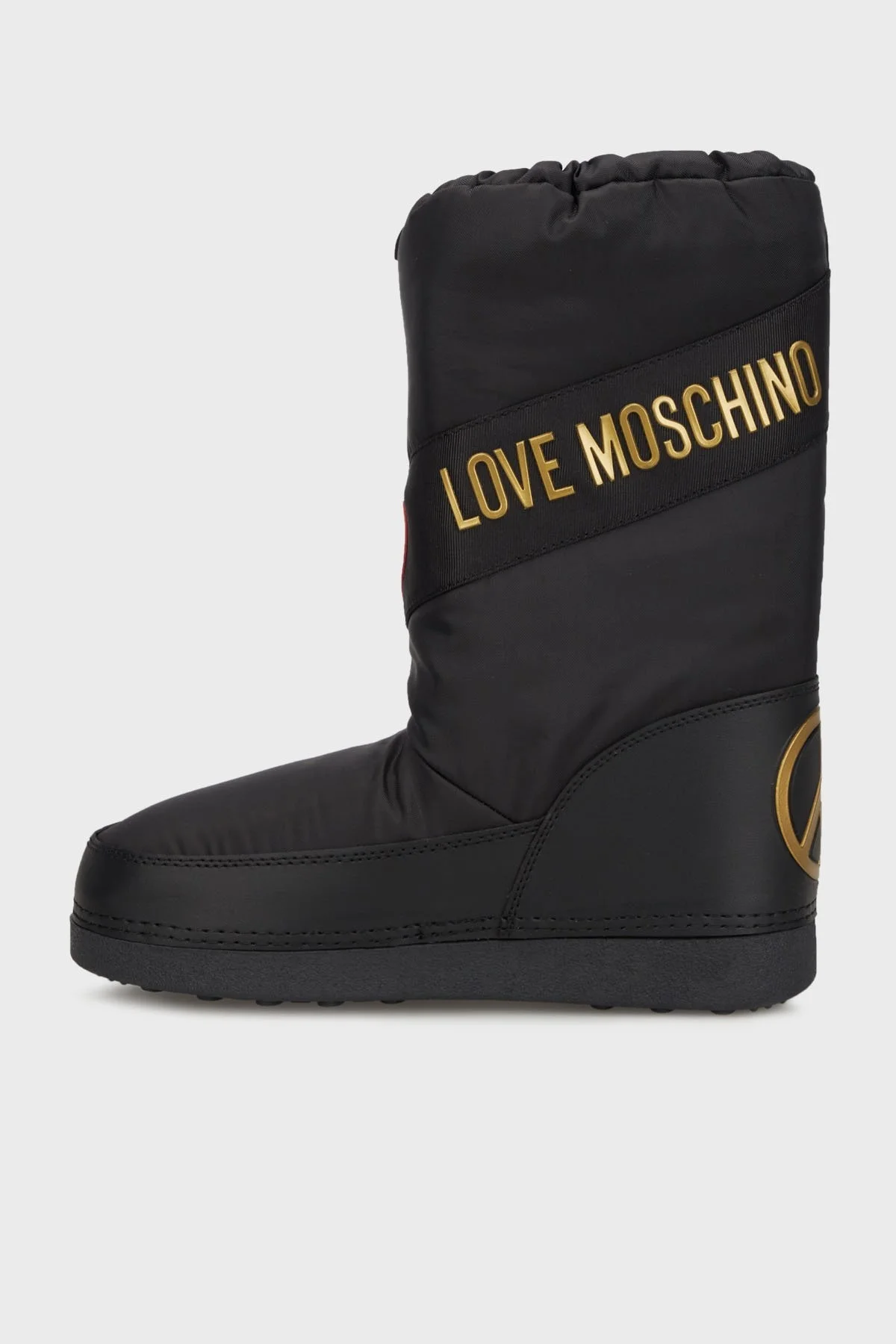 Love Moschino Logo Baskılı Bayan Kar Botu JA24032G0LISY000 SİYAH - 3