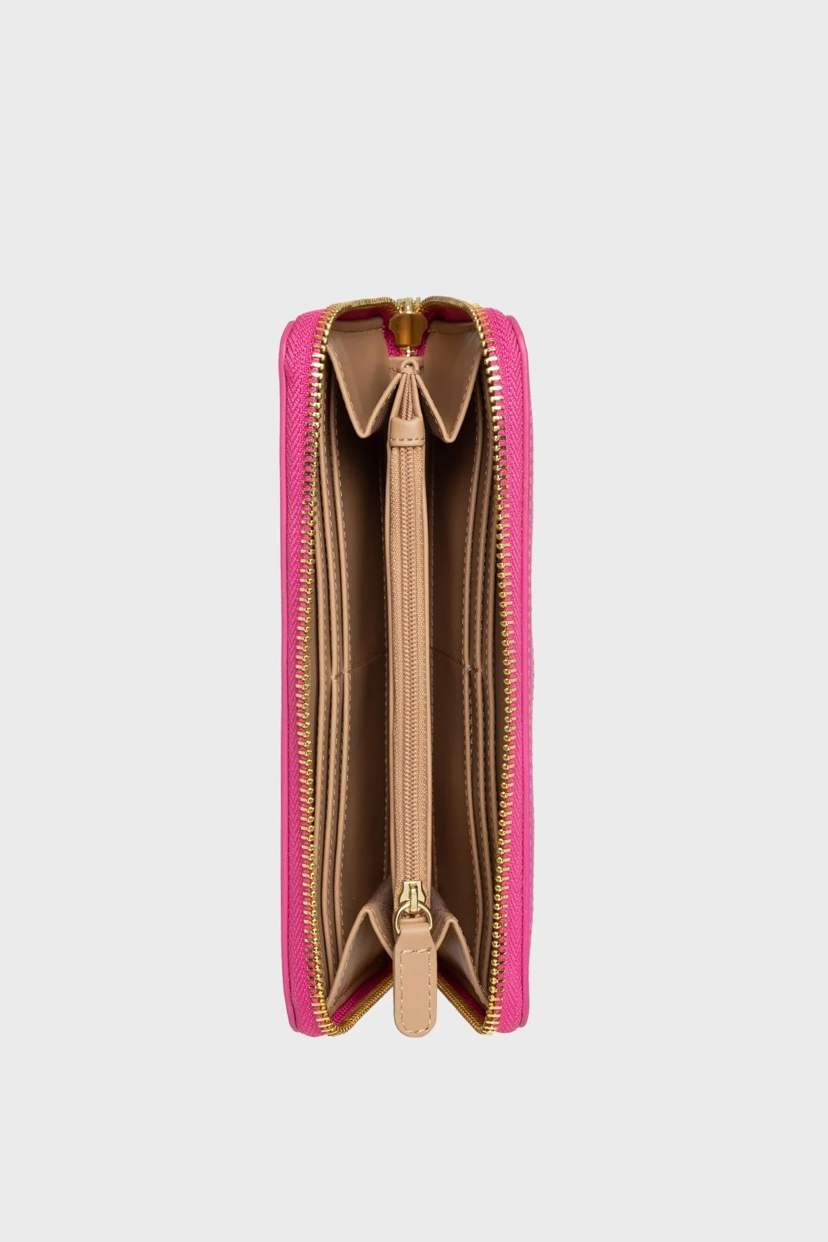 Love Moschino Logo Detaylı Fermuarlı Bayan Cüzdan JC5600PP1GLA0615 FUŞYA - 4